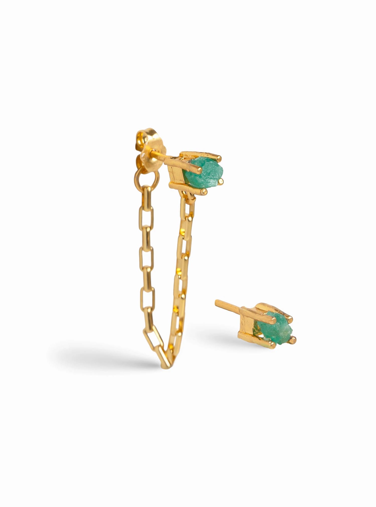 Arete Tennis Uniesmeralda Chain Solitario + Topo Uniesmeralda - imagen 1