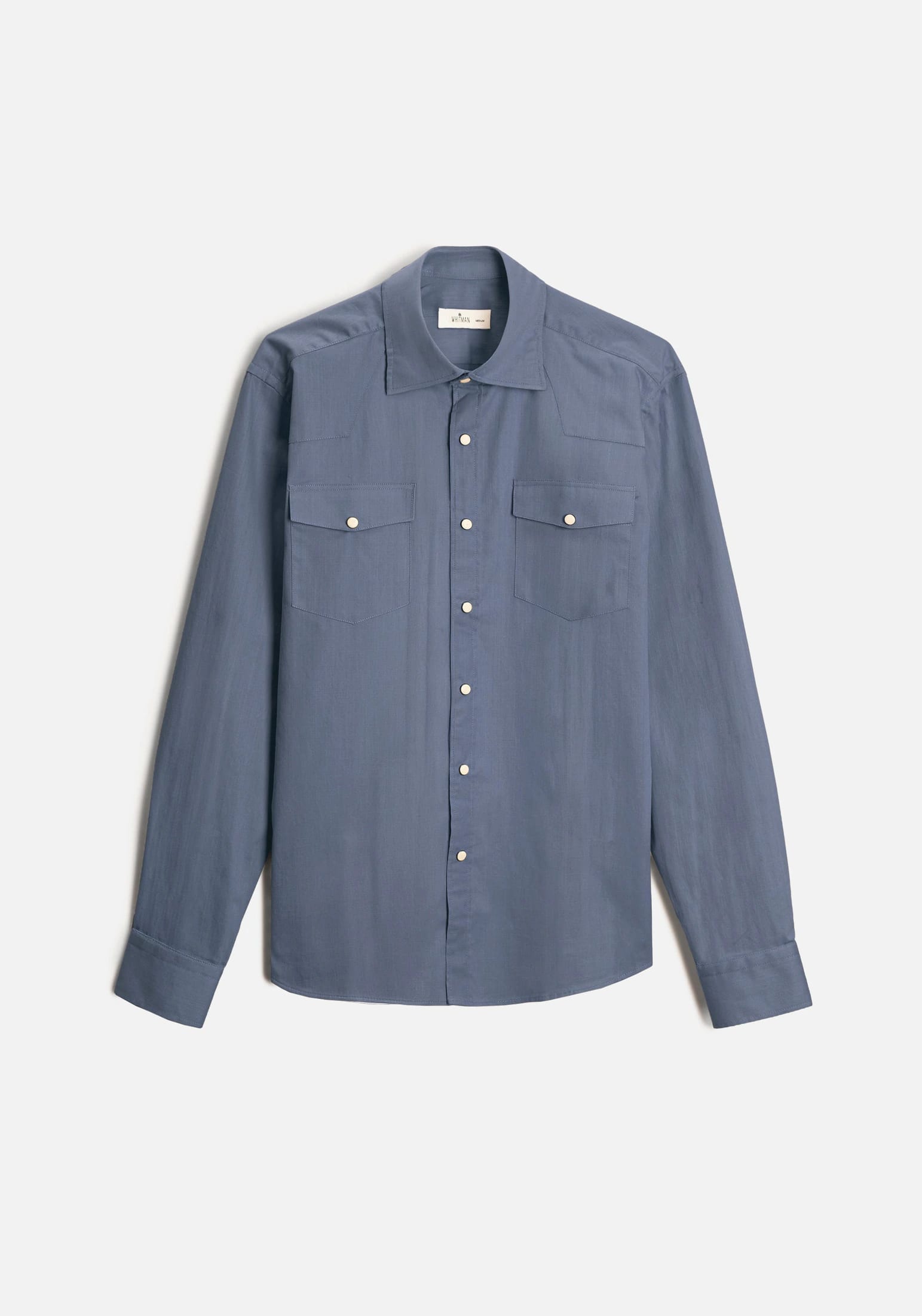 Camisa H Desert Bols Azul Med - imagen 1