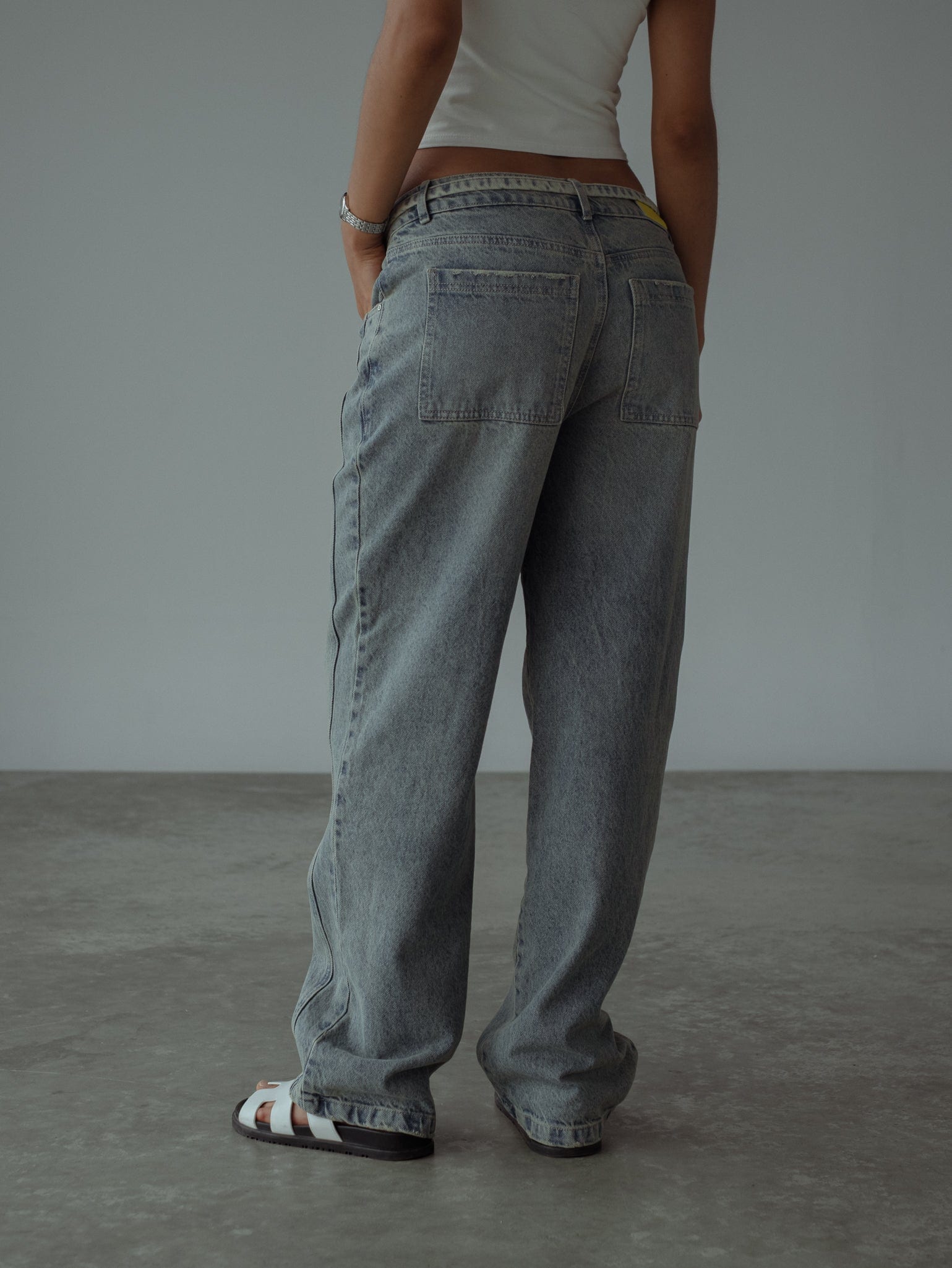 LOOSE CORD JEAN - DIRTY WASH CLEAR BLUE - imagen 11