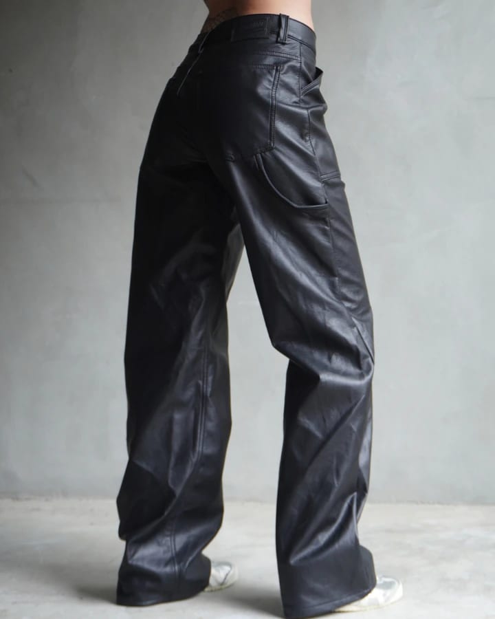 PANTALÓN DE CUERINA NEGRO MIAMI VICE - imagen 3