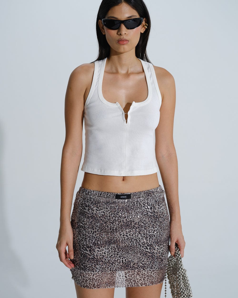 SEQUIN MINI SKIRT - imagen 5
