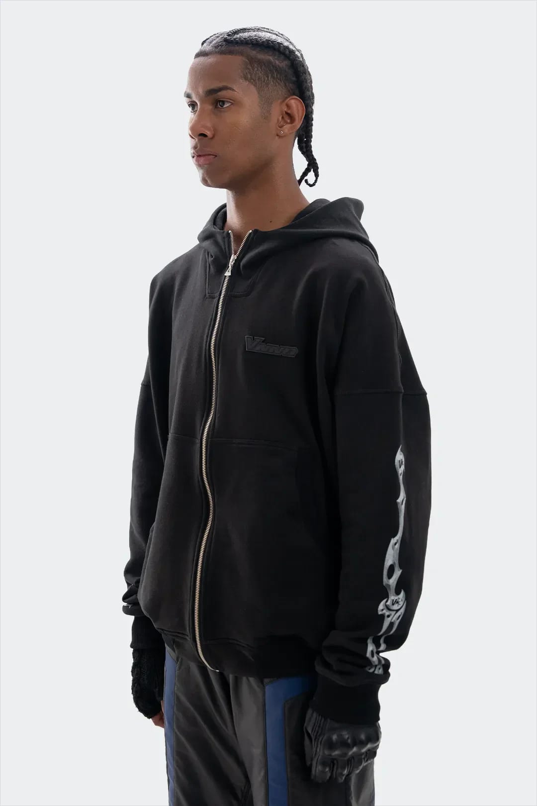 VENENO BUZO ZIP UP GRUNGE BONES - imagen 5
