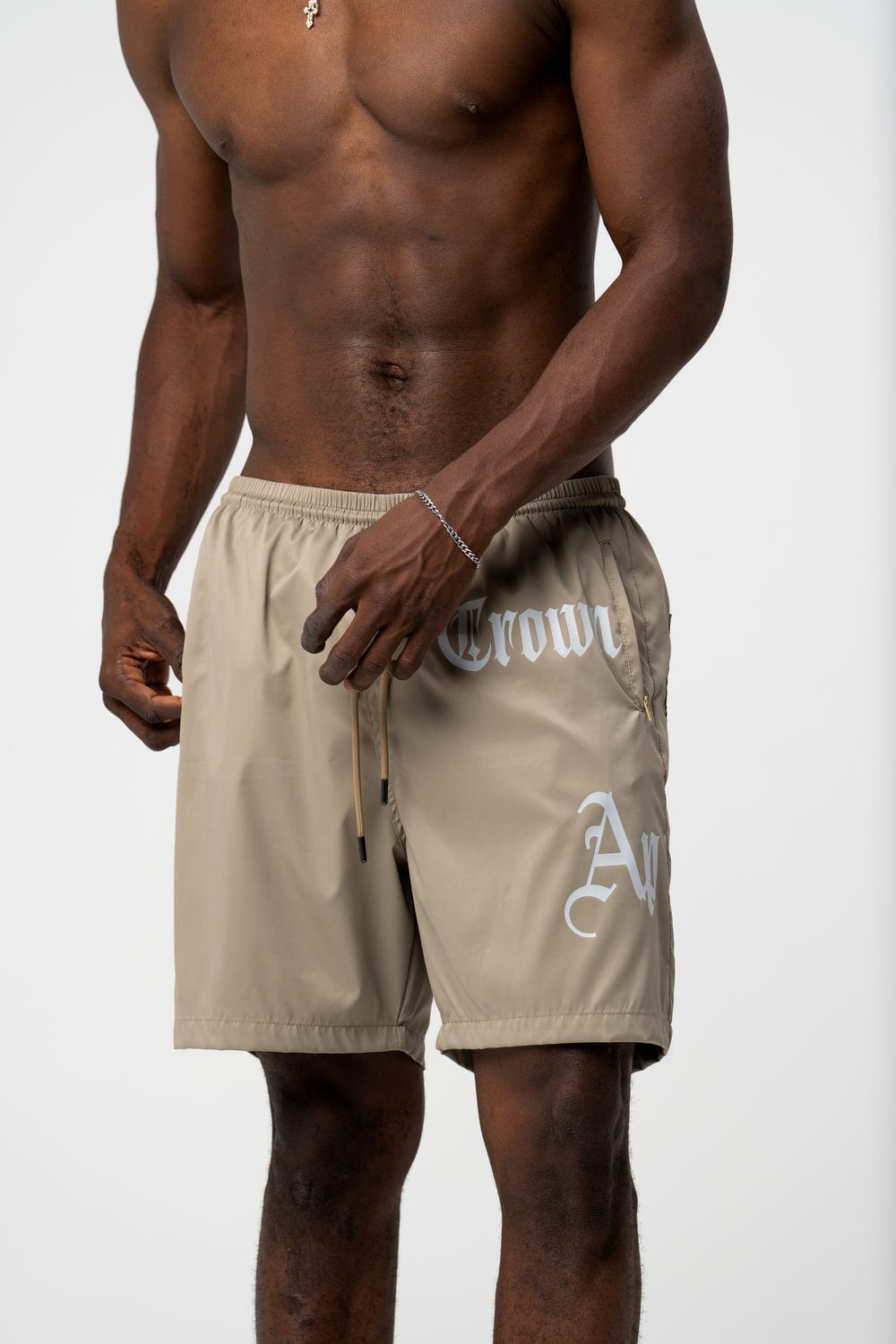 GRIM KHAKI SHORTS - imagen 1