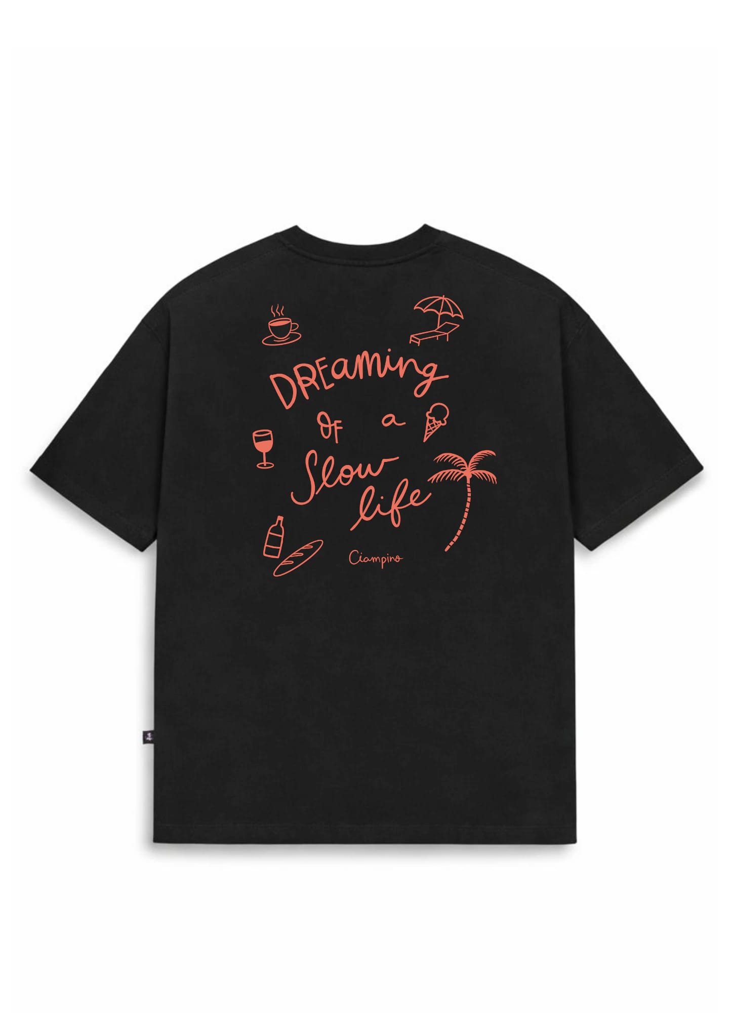 Slow Life Oversized - Negro - imagen 1