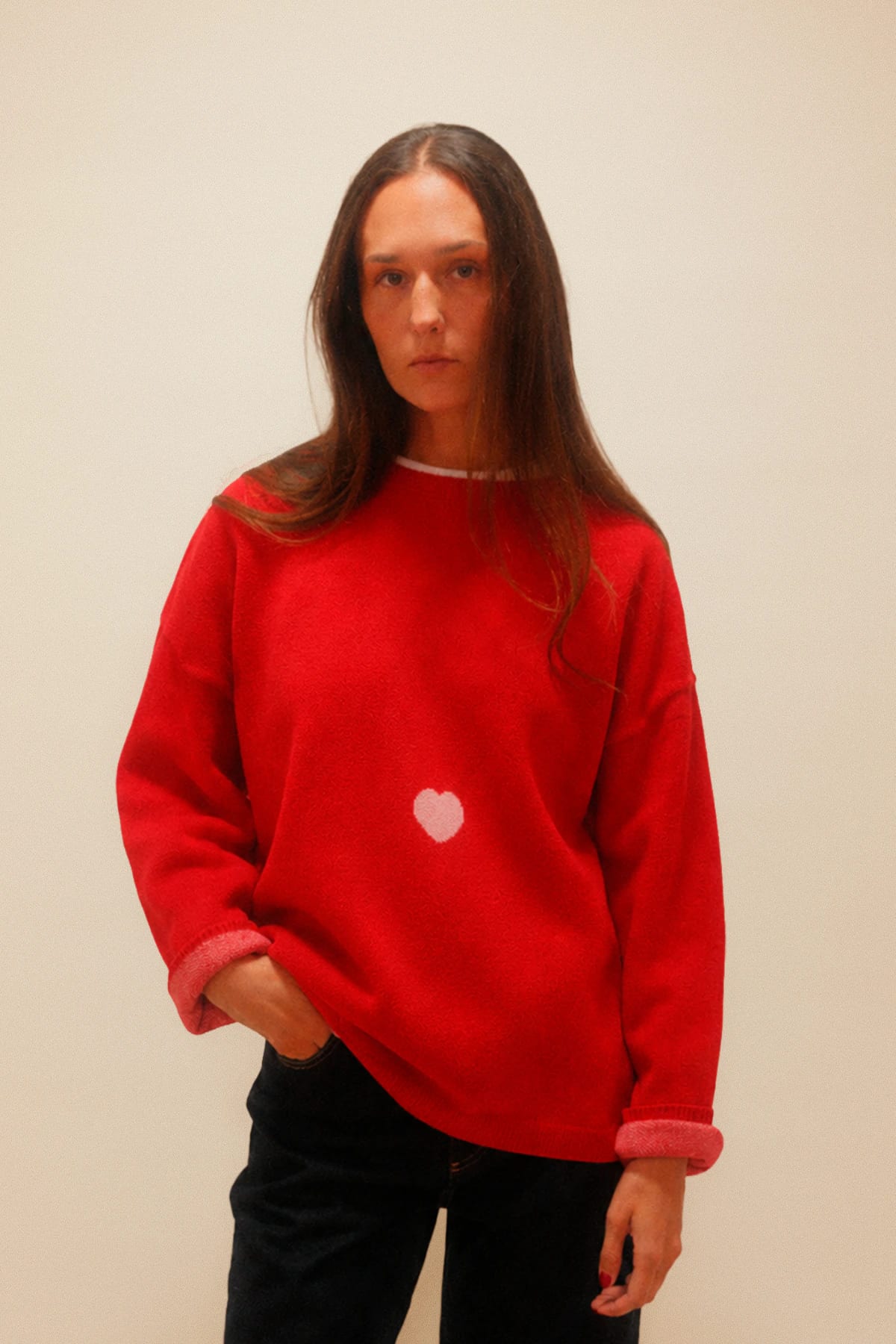 Heart Sweater Red - imagen 5