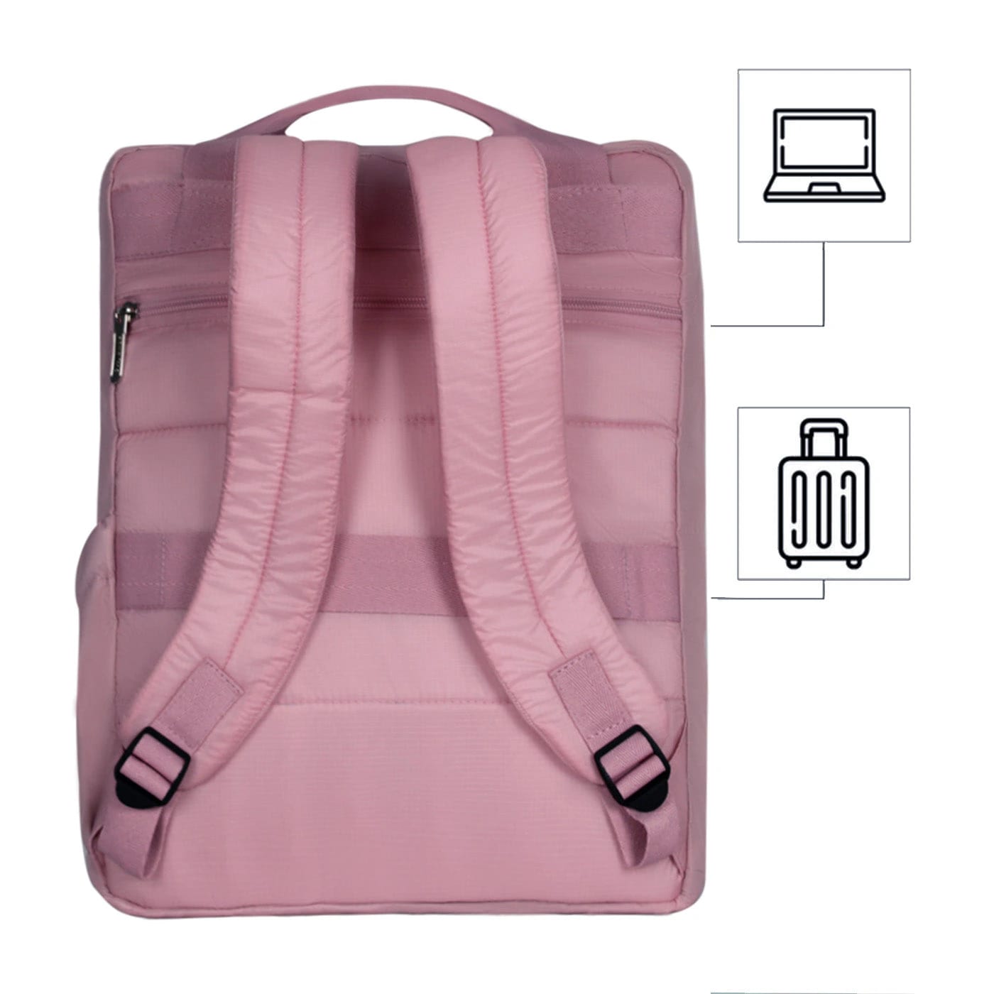 Morral Active Citybags Light Rosado Pastel - Plegable y Liviano - imagen 4