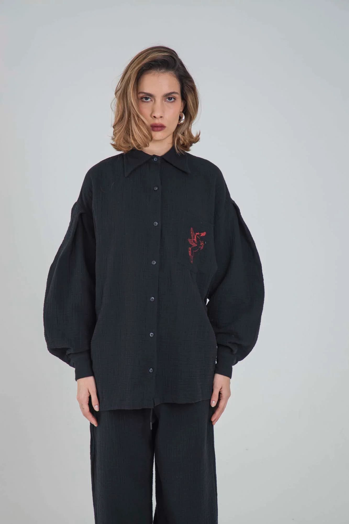 PEGASUS BLACK SHIRT - imagen 7