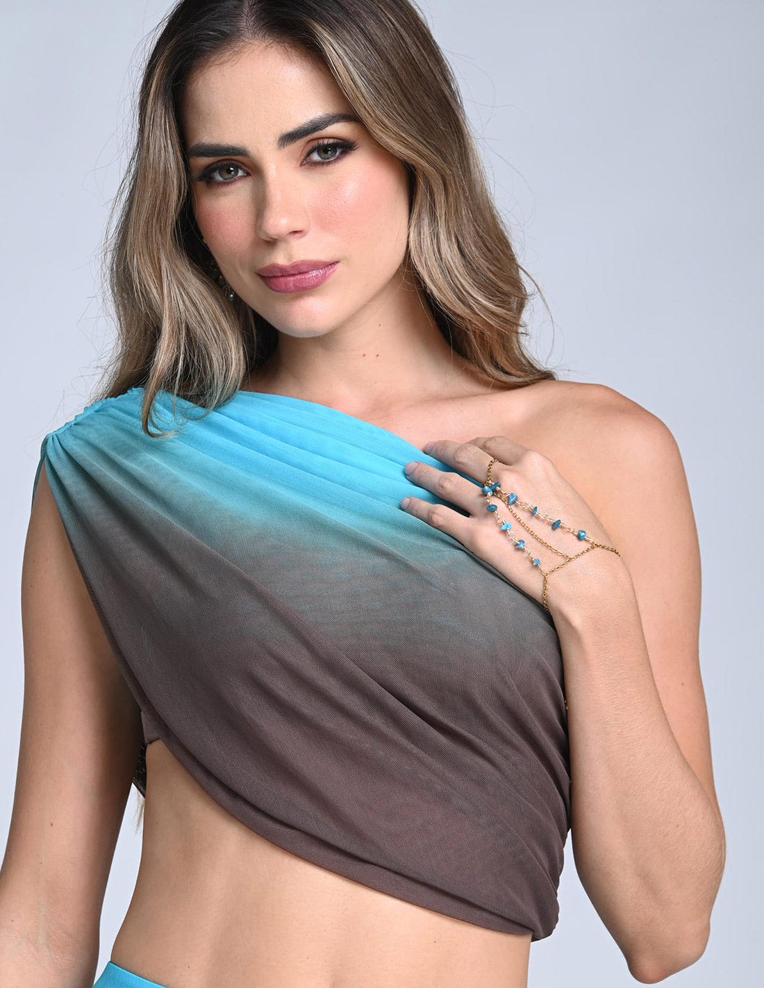 Manilla Indira Apatita + Turquoise - imagen 1