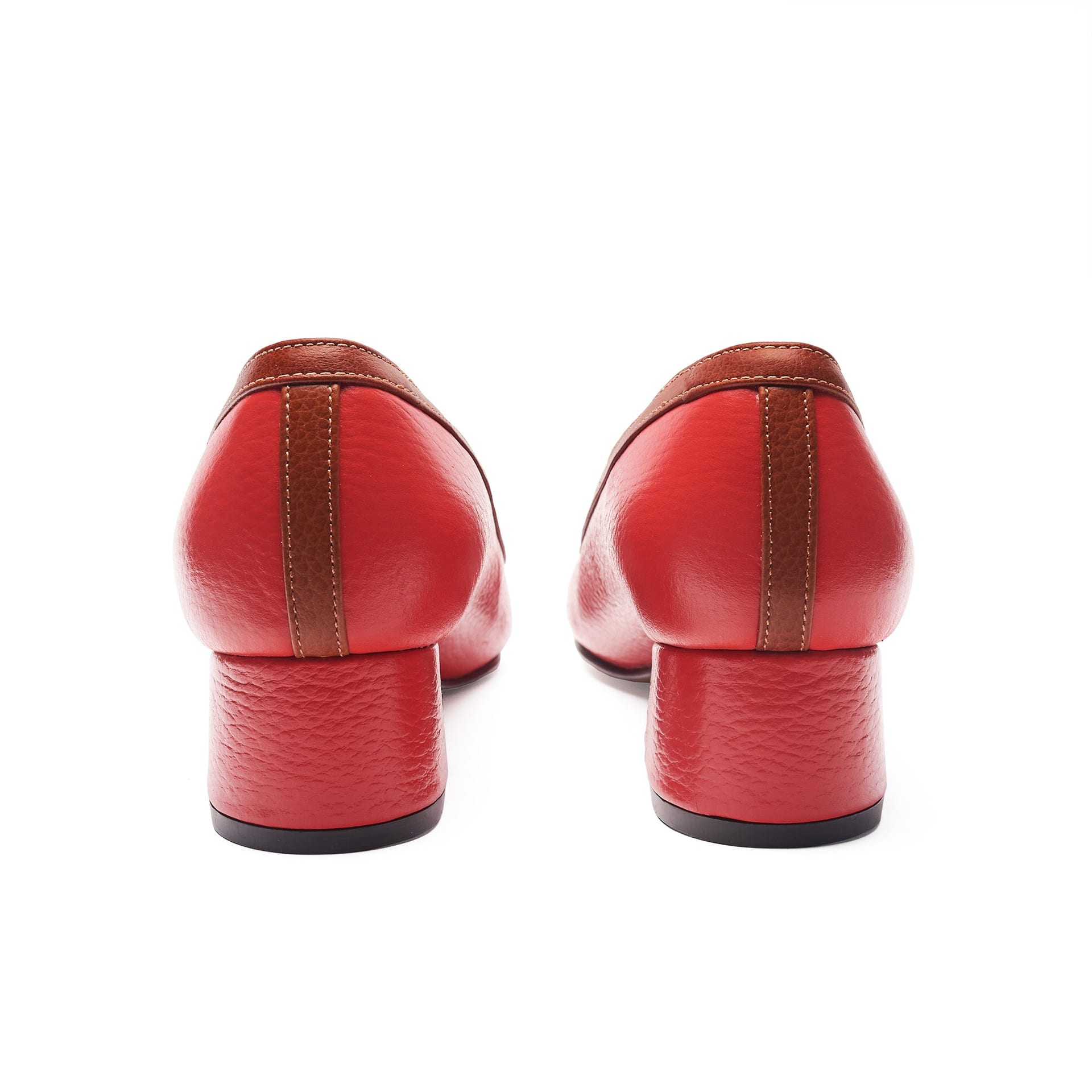 Midi Heels - Red x Caramel - imagen 6