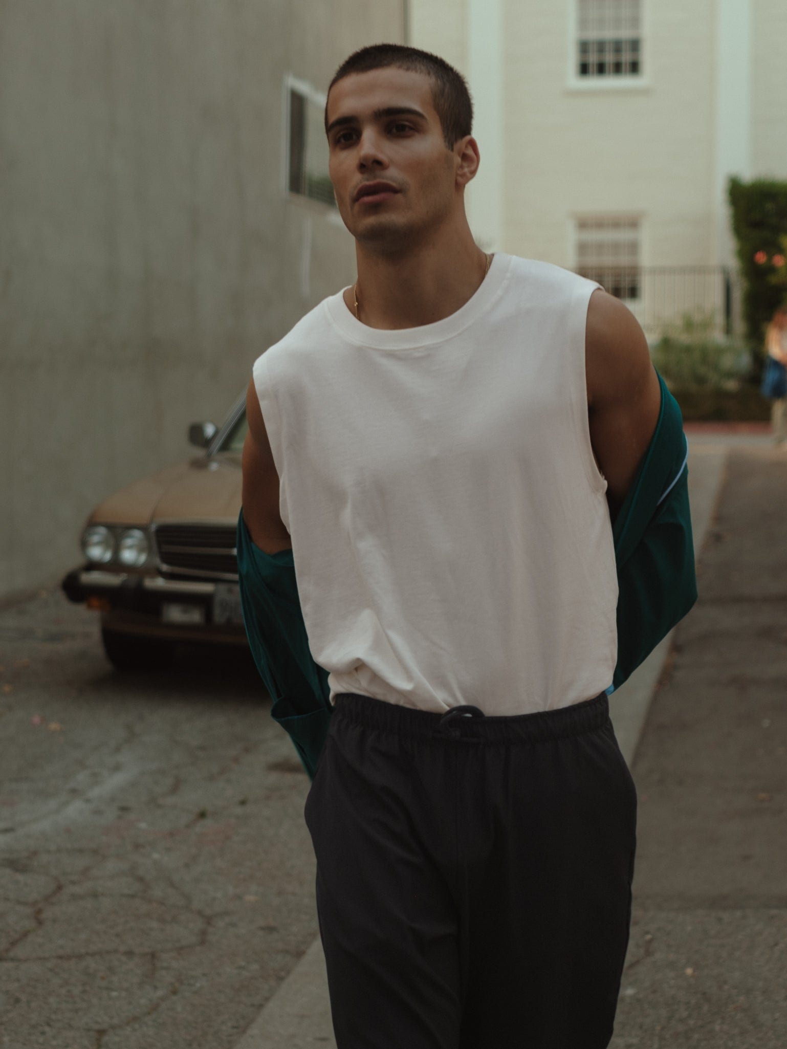 MUSCLE T-SHIRT MEN - SOFT WHITE - imagen 1