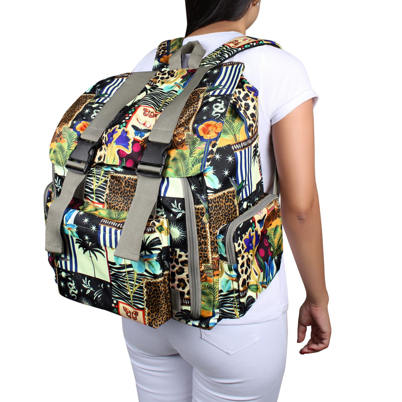 Morral Mochilero Pequeno ULTRA Estampado Glam Citybags Multicolora - imagen 6