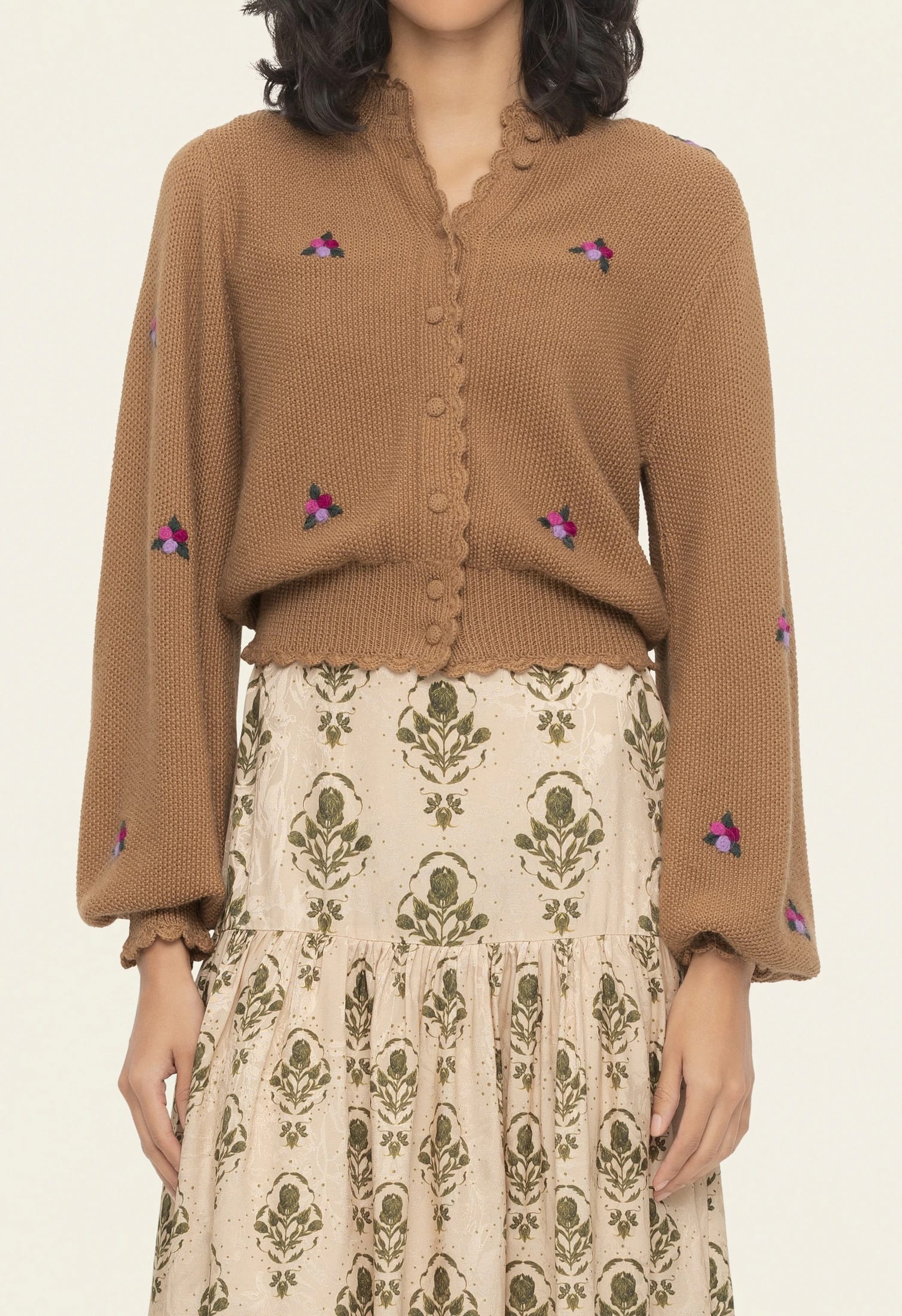 Pradera Brown Cardigan - imagen 4