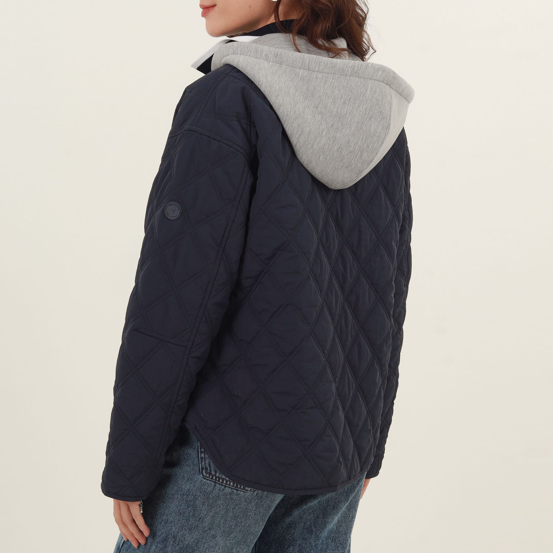 Chaqueta acolchada cuello redondo con capucha y pieza separable - imagen 12