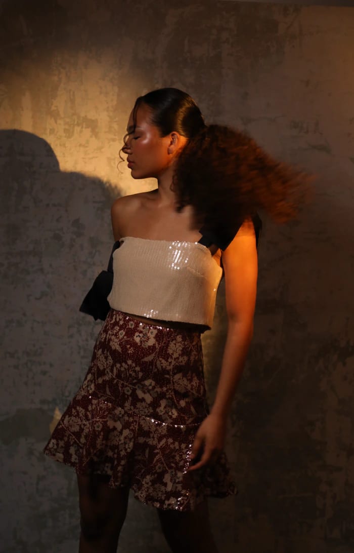 AMALIA MINI MINI SKIRT - imagen 4