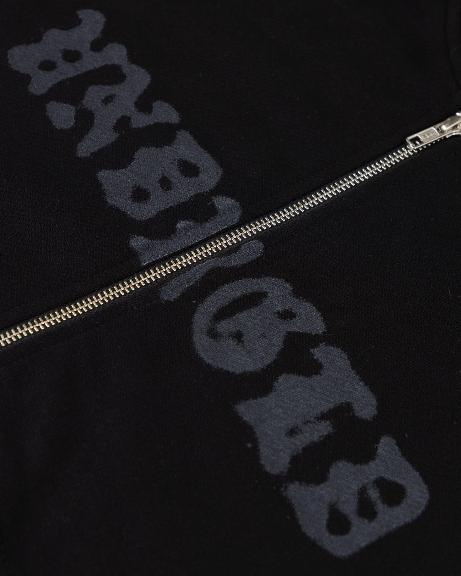 W 94' UNDRGLD Zip Up Slim Fit Hoodie Black - imagen 4