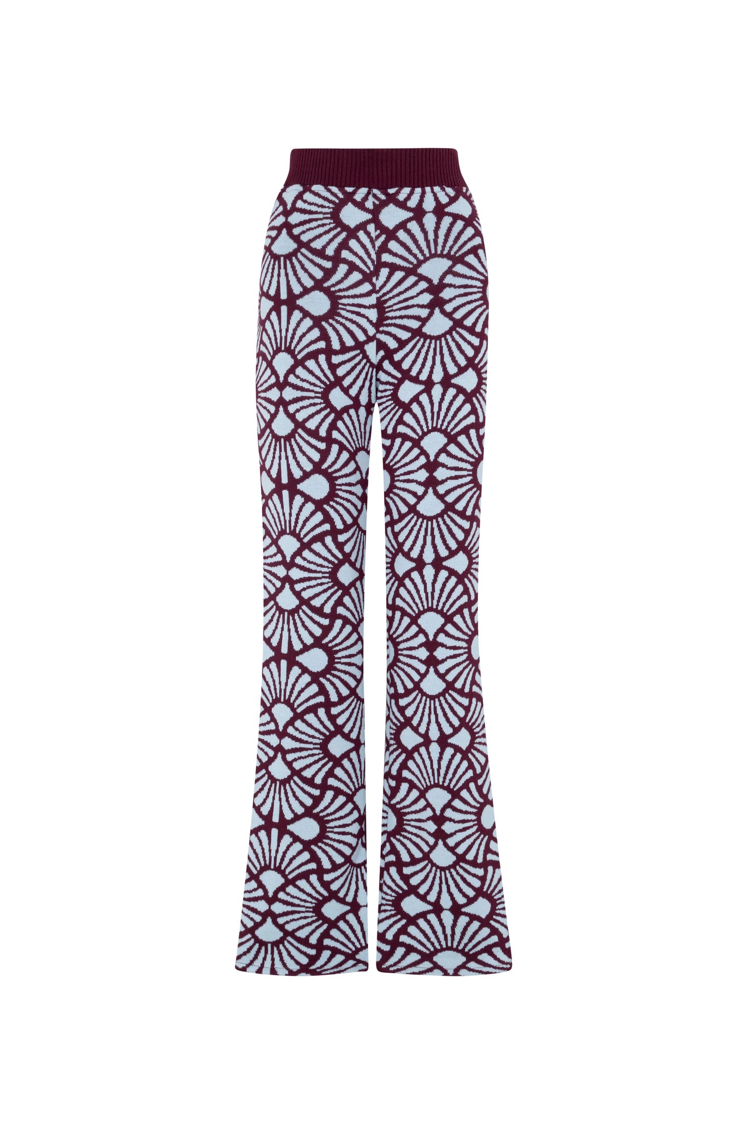 Pantalón Venus Vinotinto-Azul Celeste - imagen 5