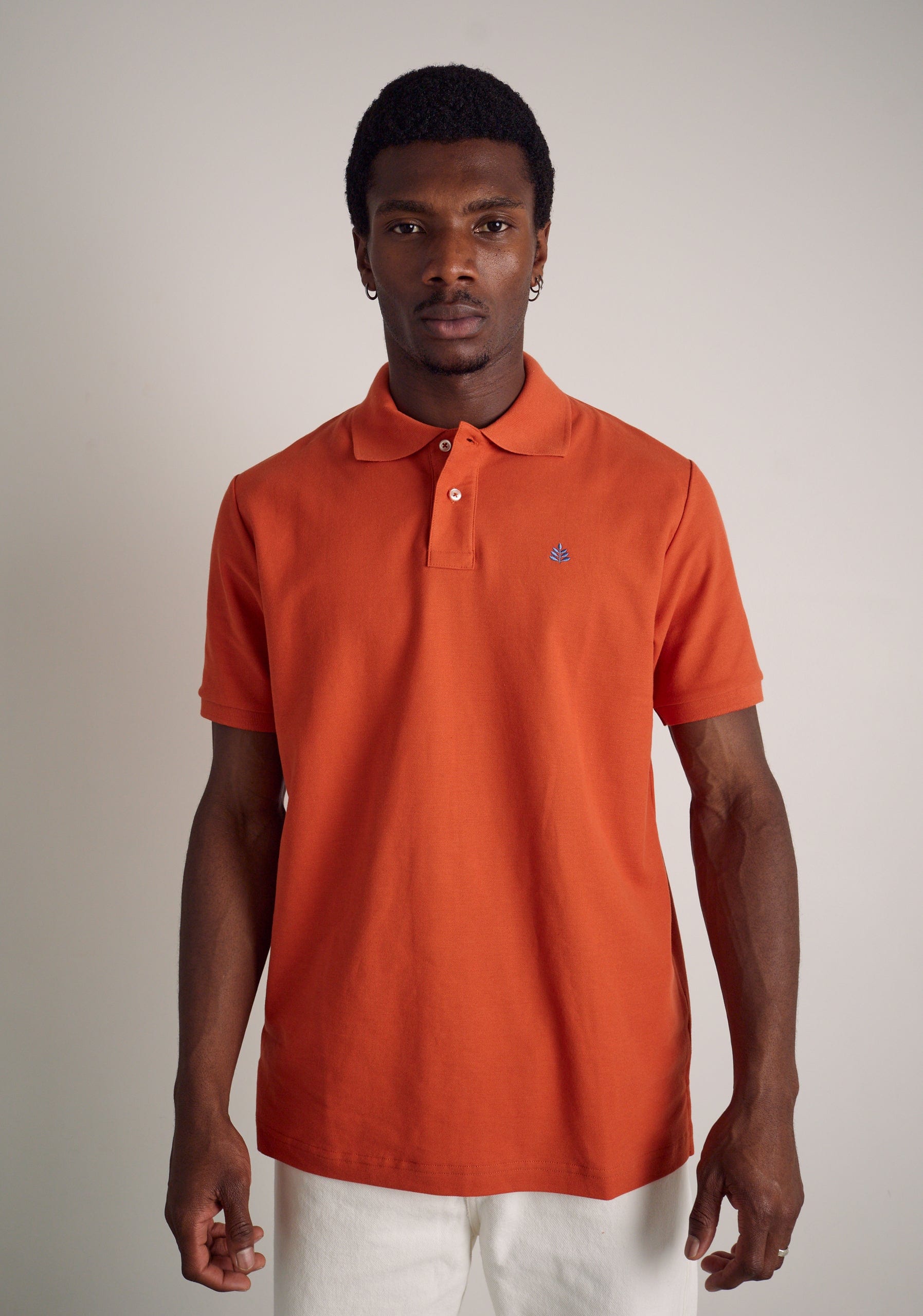 Camiseta Polo H L-Azm Terracota - imagen 3