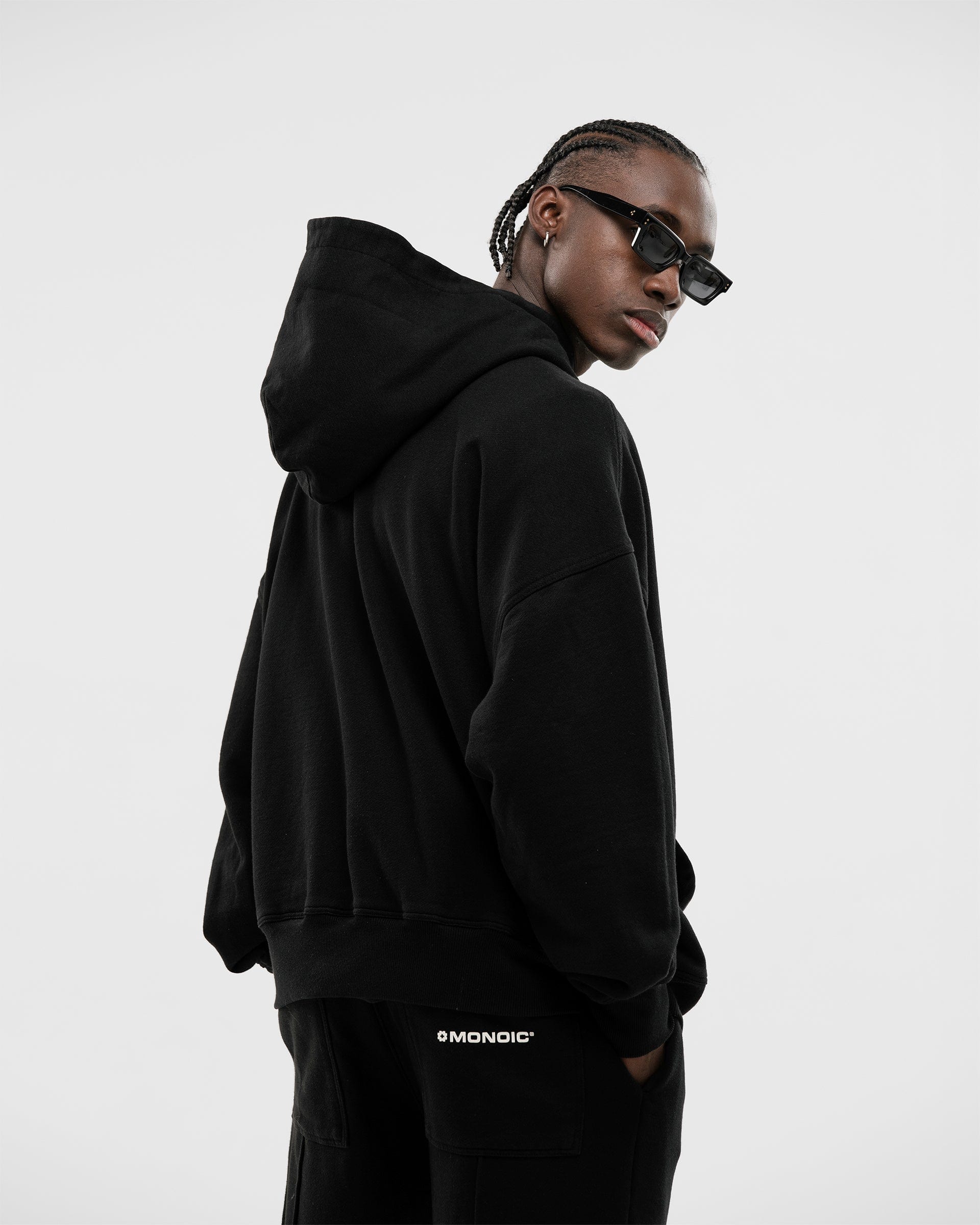 Hoodie Básico V2 - Negro Oscuro - imagen 3