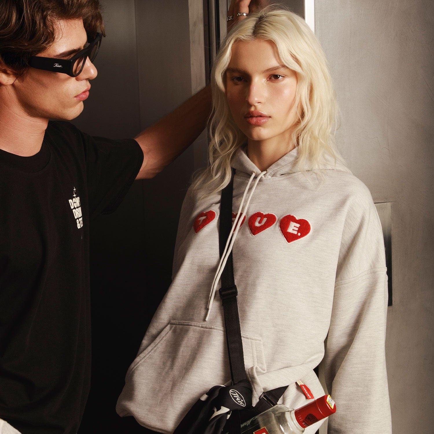 True X Smirnoff Hoodie - Gray - imagen 5