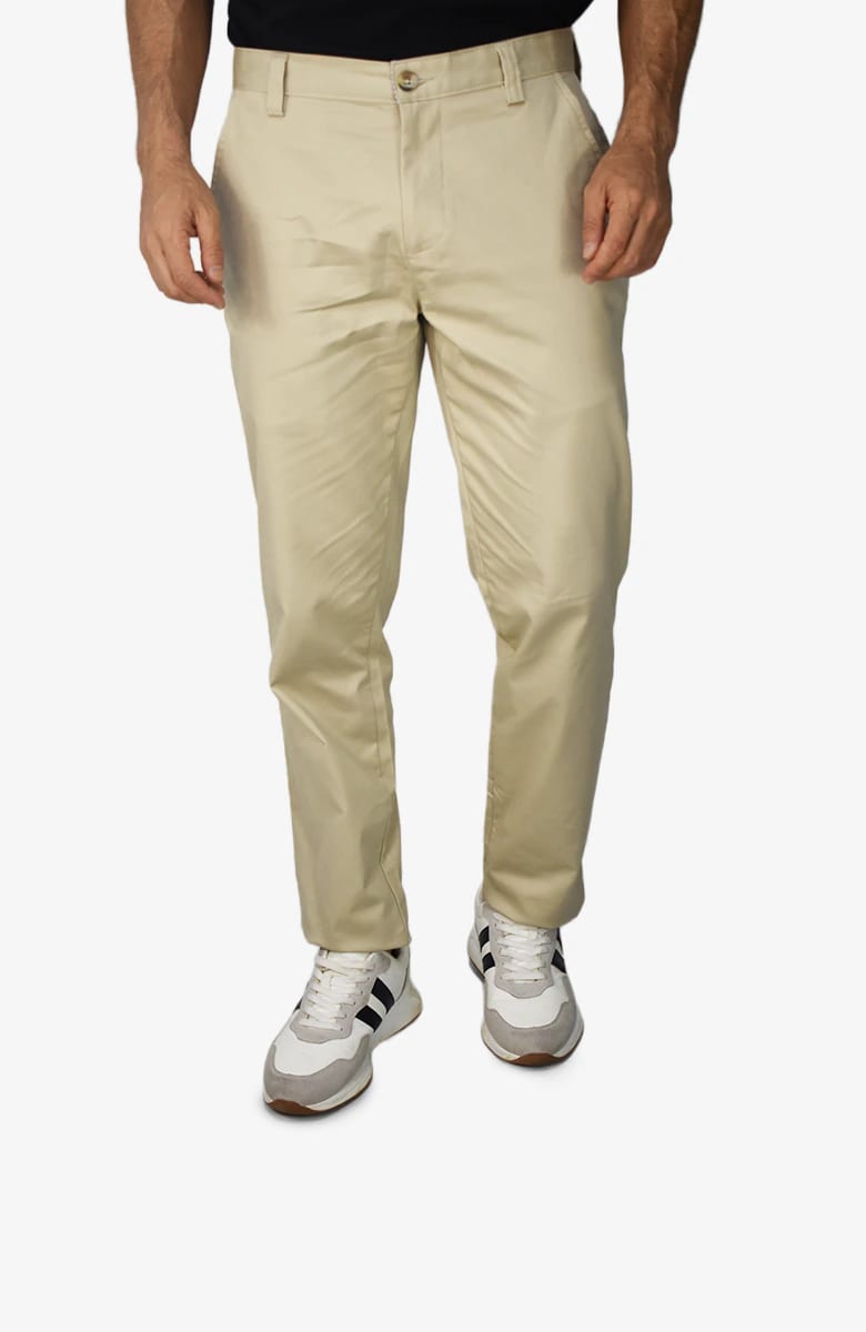 Pantalón de dril texturizado Caqui para Hombre - imagen 1