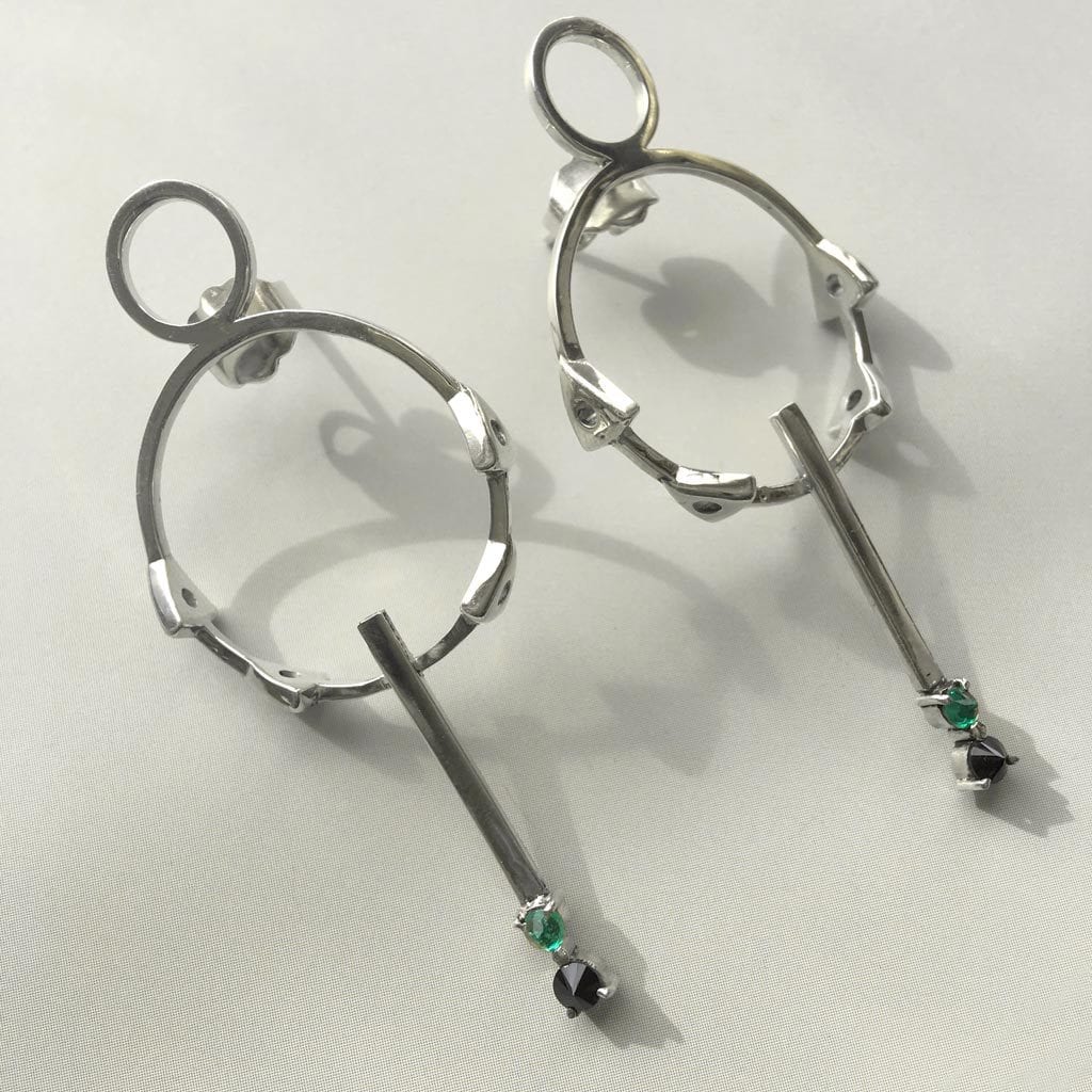 ARETES EIGHT ONE ESMERALDA - imagen 2