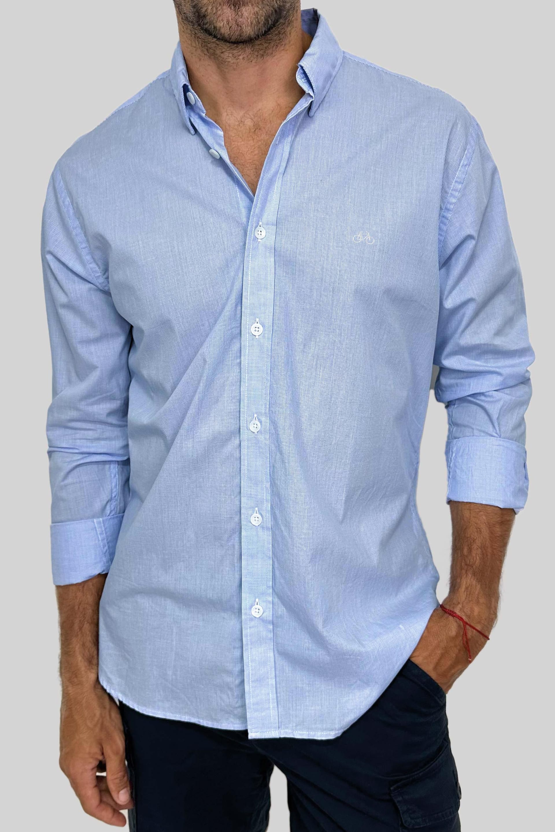 CAMISA MINI BLUE CHESS - imagen 1