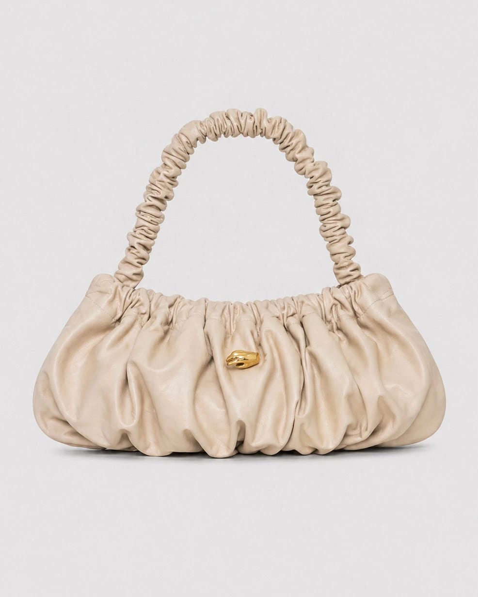 Pierre G Cream Leather Bag - imagen 2
