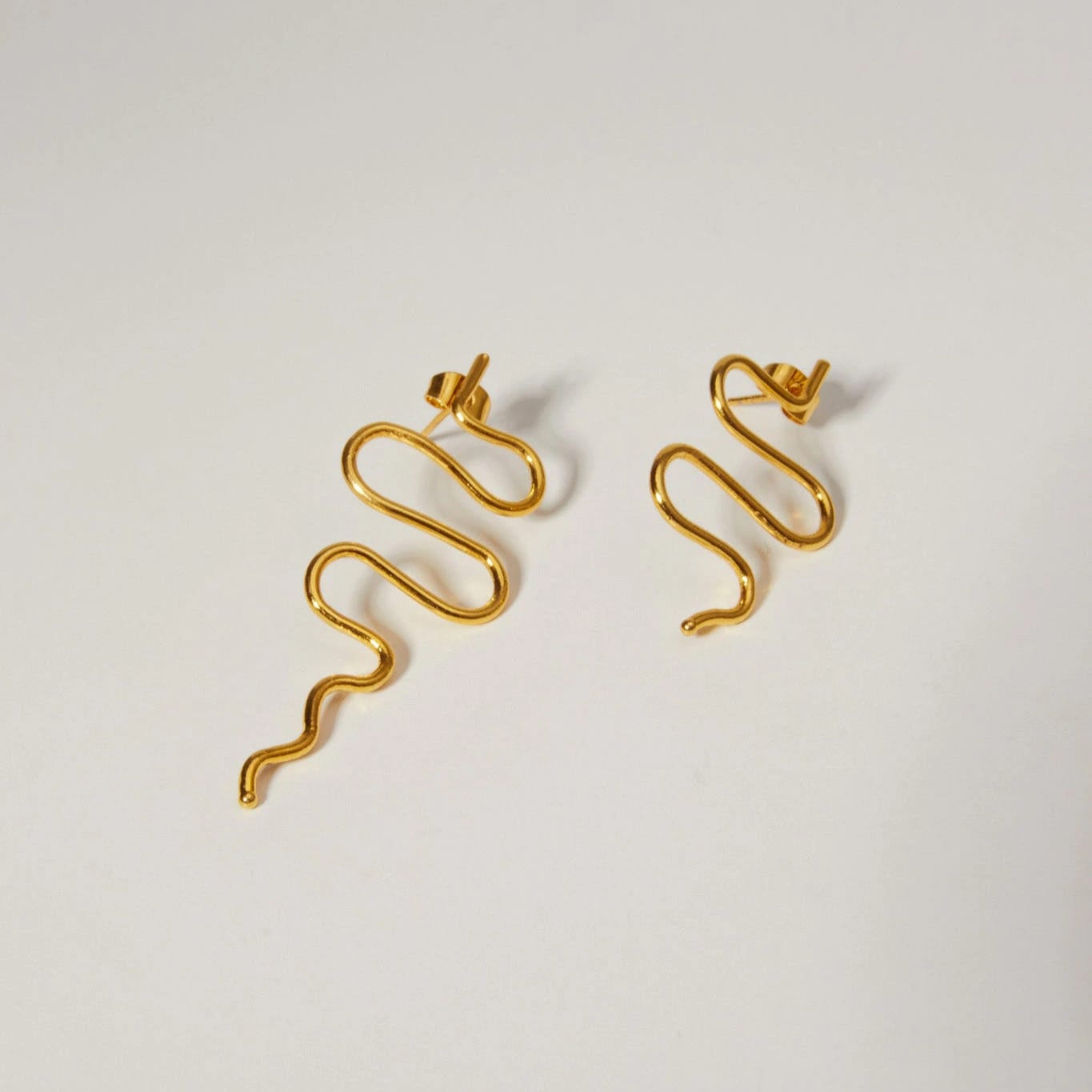 Snake Duo Earrings - imagen 1
