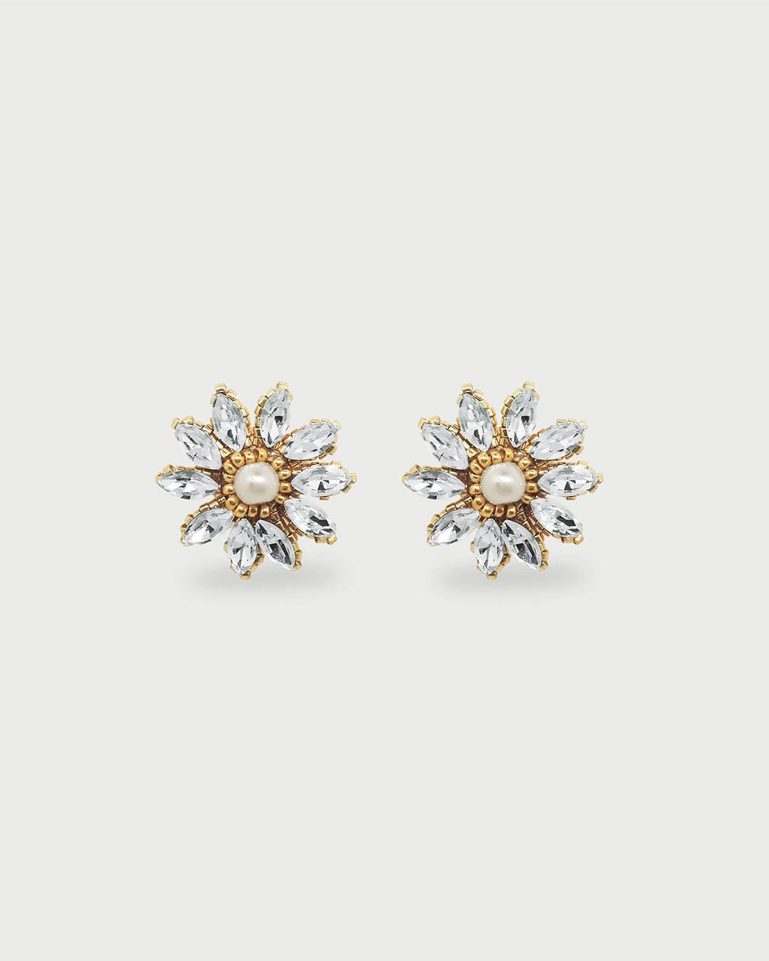 Aretes Pétalos Cristal - imagen 1