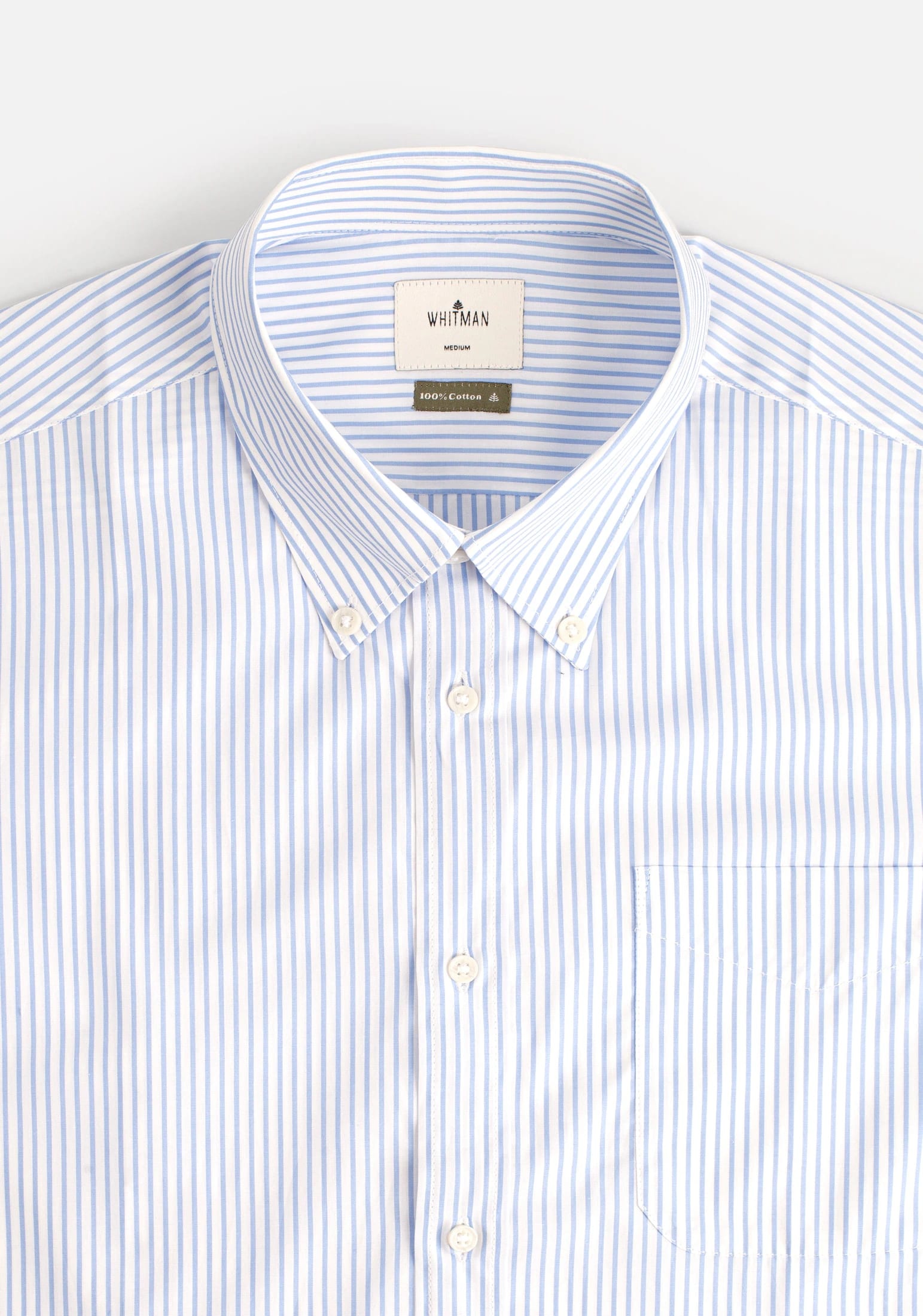 Camisa H CBD Rayas Azul Claro - imagen 3