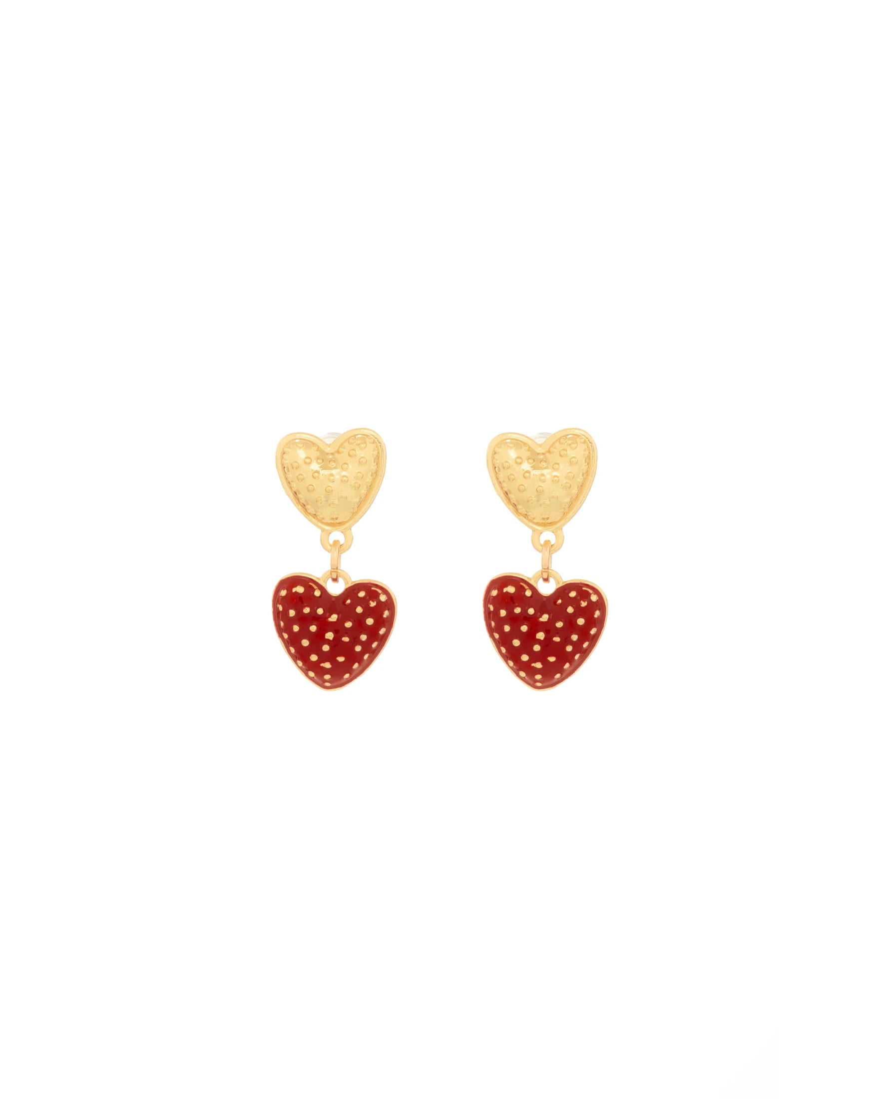 Aretes Duo Corazón - imagen 1