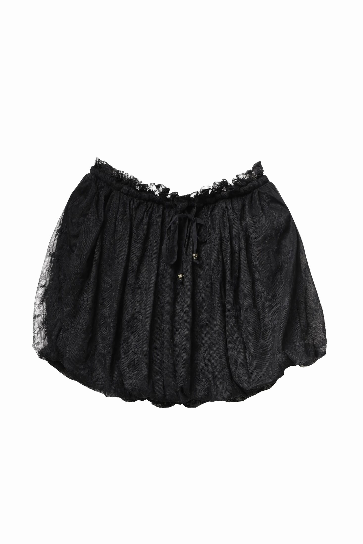 AMOR LACE SKIRT BLACK - imagen 2
