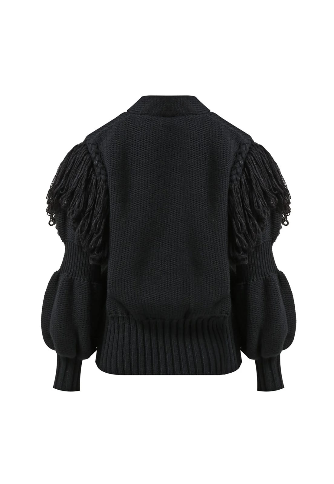 FRINGED BRAIDED CARDIGAN - imagen 3