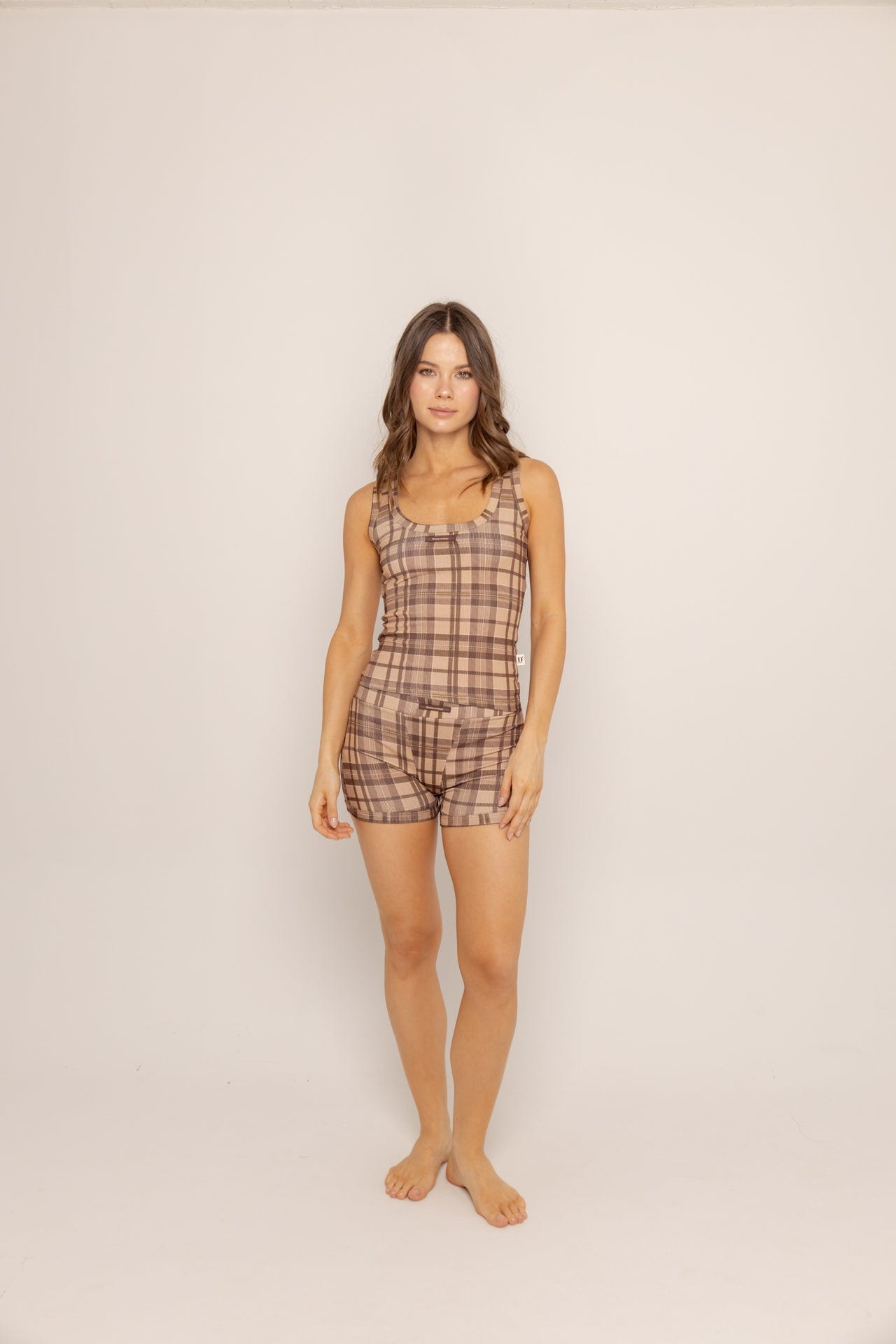 Set short Madrid Mocha Plaid - imagen 5