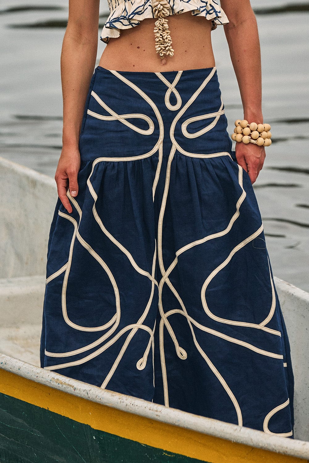Falda santorini azul navy - imagen 1