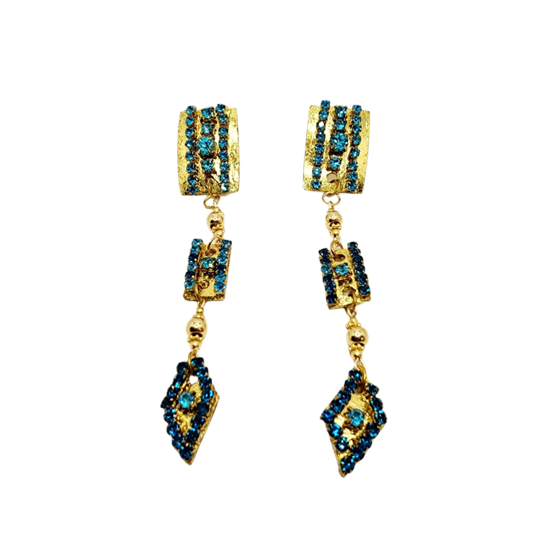 Blue Elegance Earrings - imagen 1