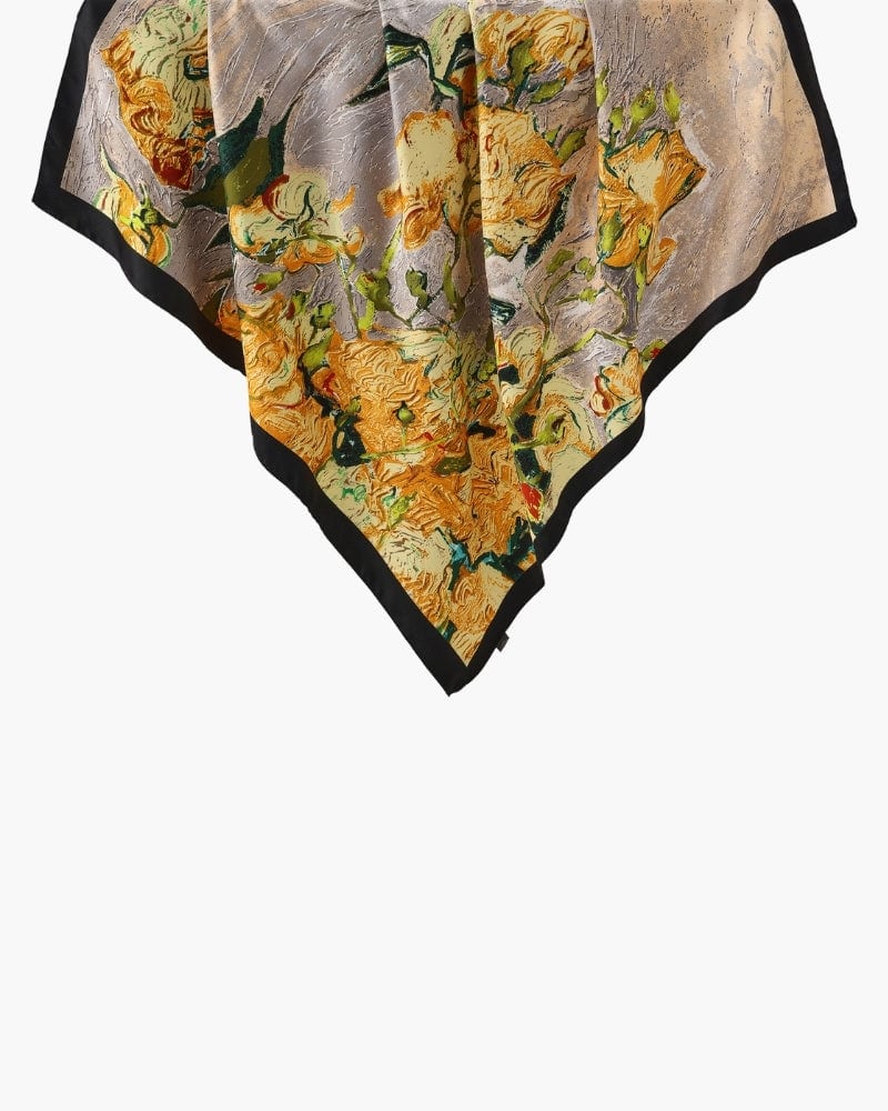 Old Money Impressionist Garden Scarf - imagen 4