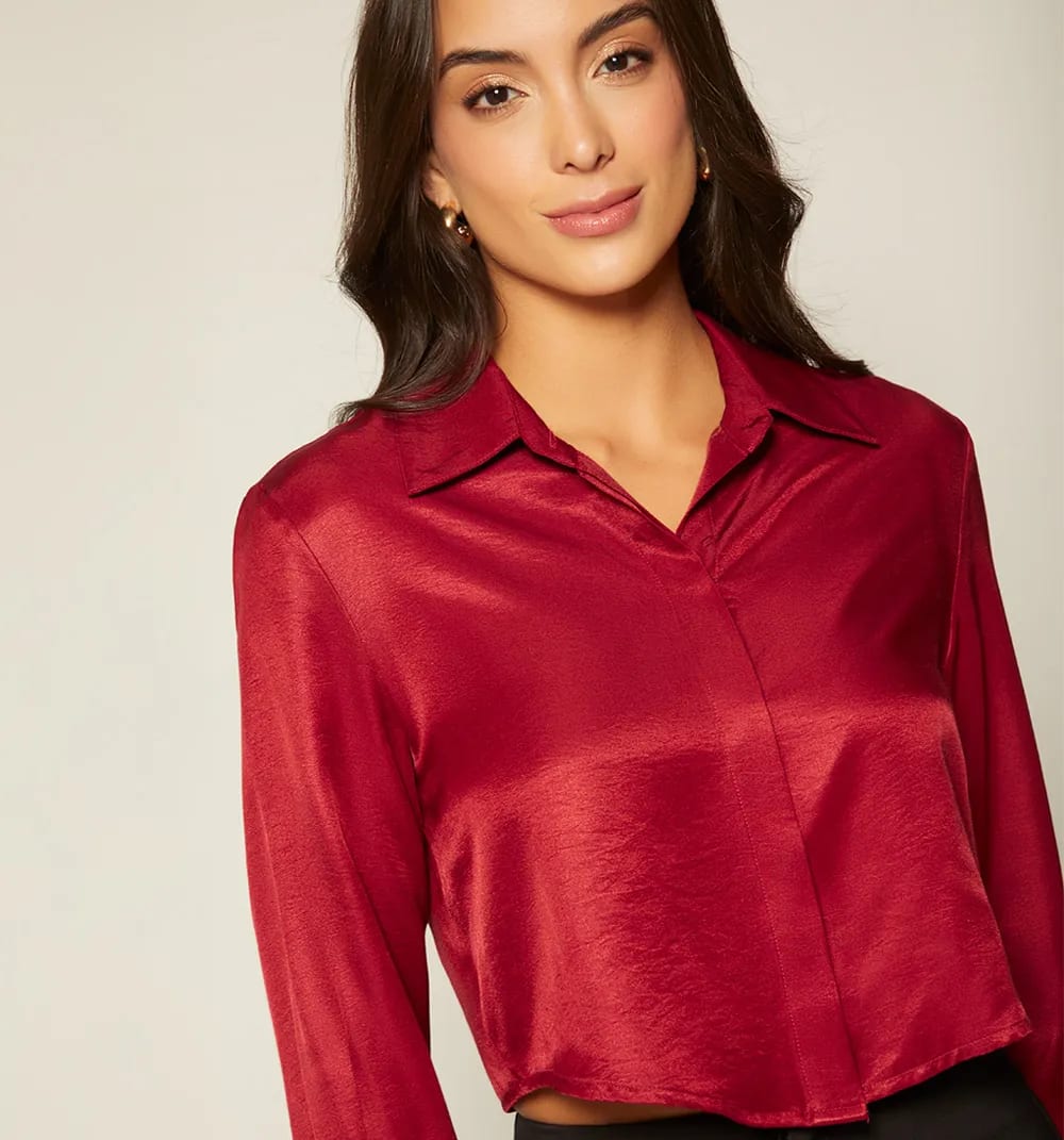 Blusa camisera boxy - imagen 2