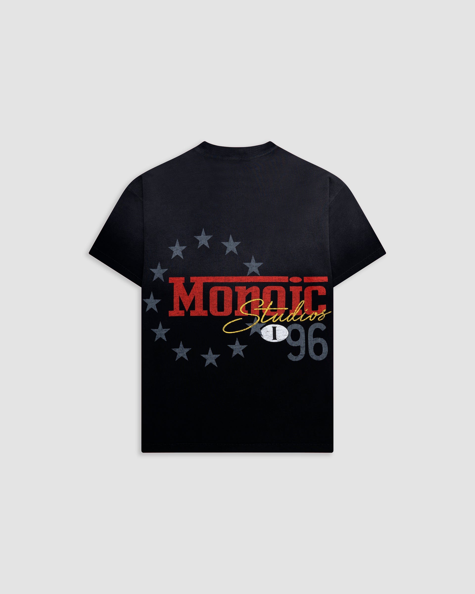 Camiseta Oversized Fit Monza - Negro Desgastado - imagen 1