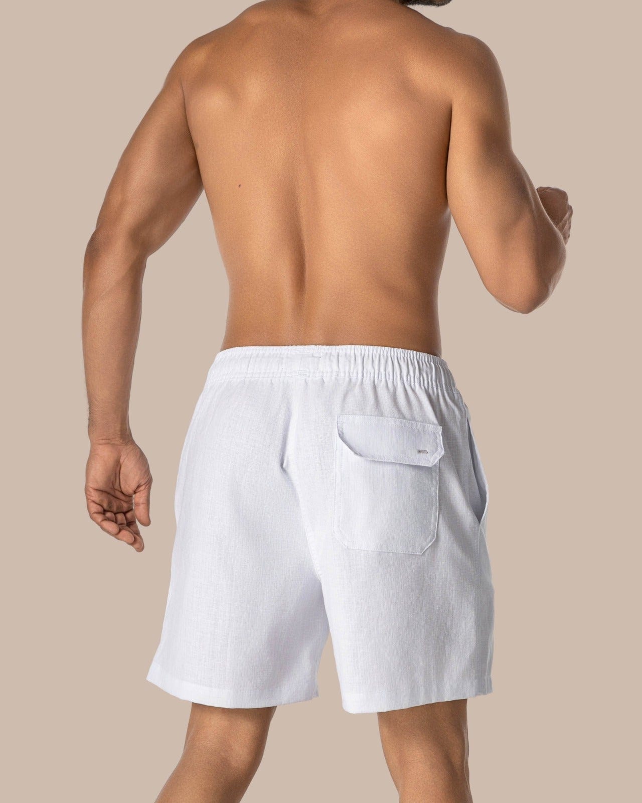 Bermuda Casual Algodón Blanco X2 - imagen 5