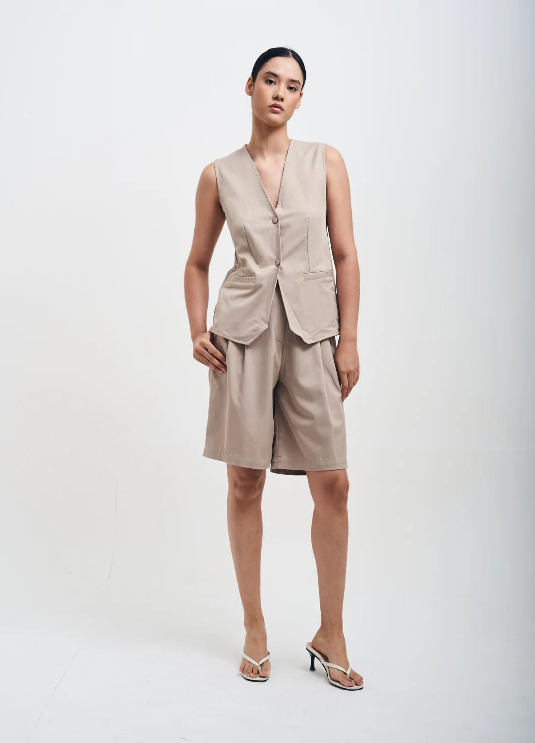 Bermuda Cleotilde Taupe - imagen 6
