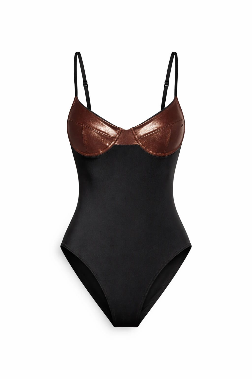 ARIA BODYSUIT - BLACK/COPPER - imagen 8