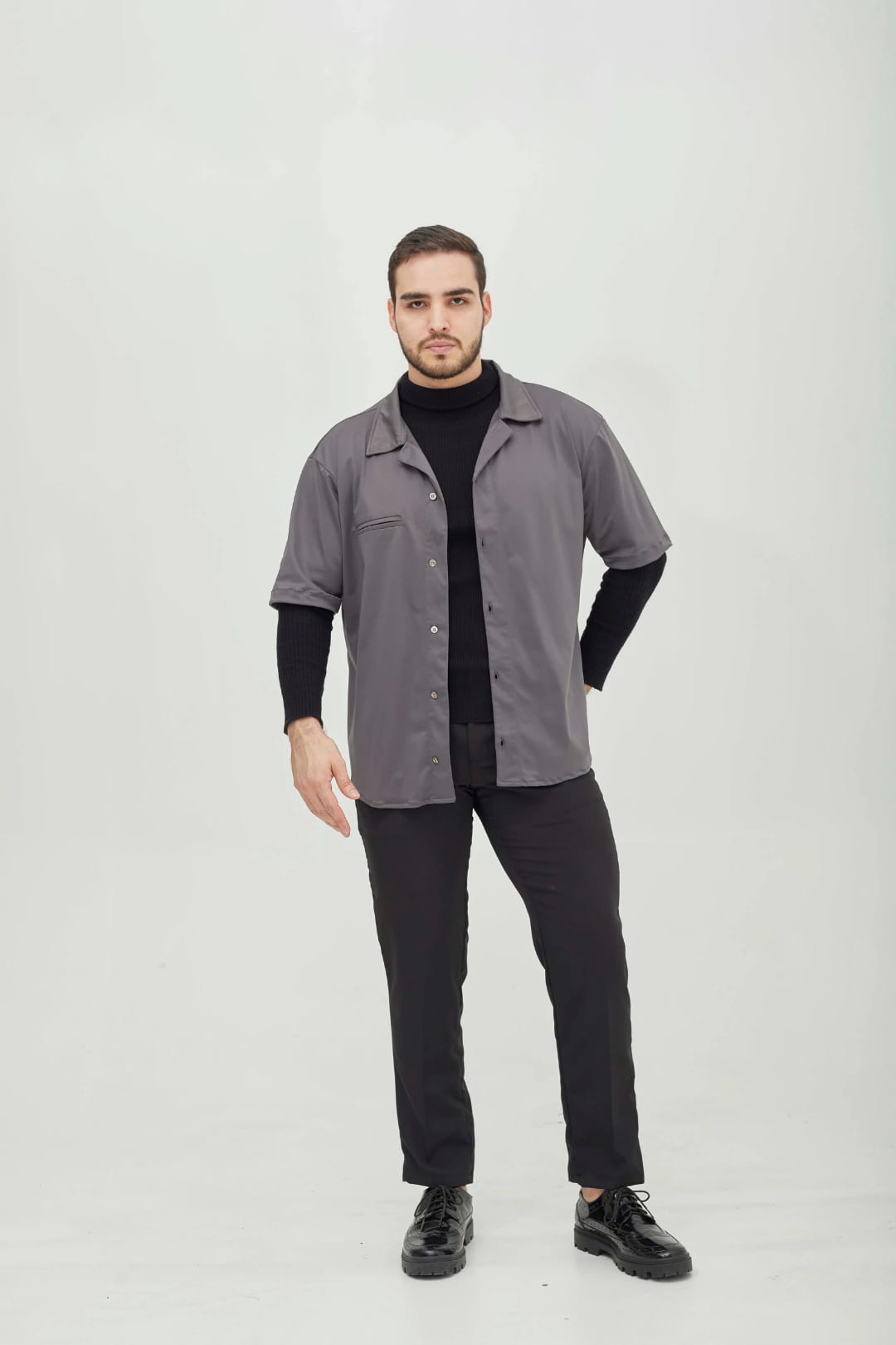 Camisa Hollywood Gris - imagen 3