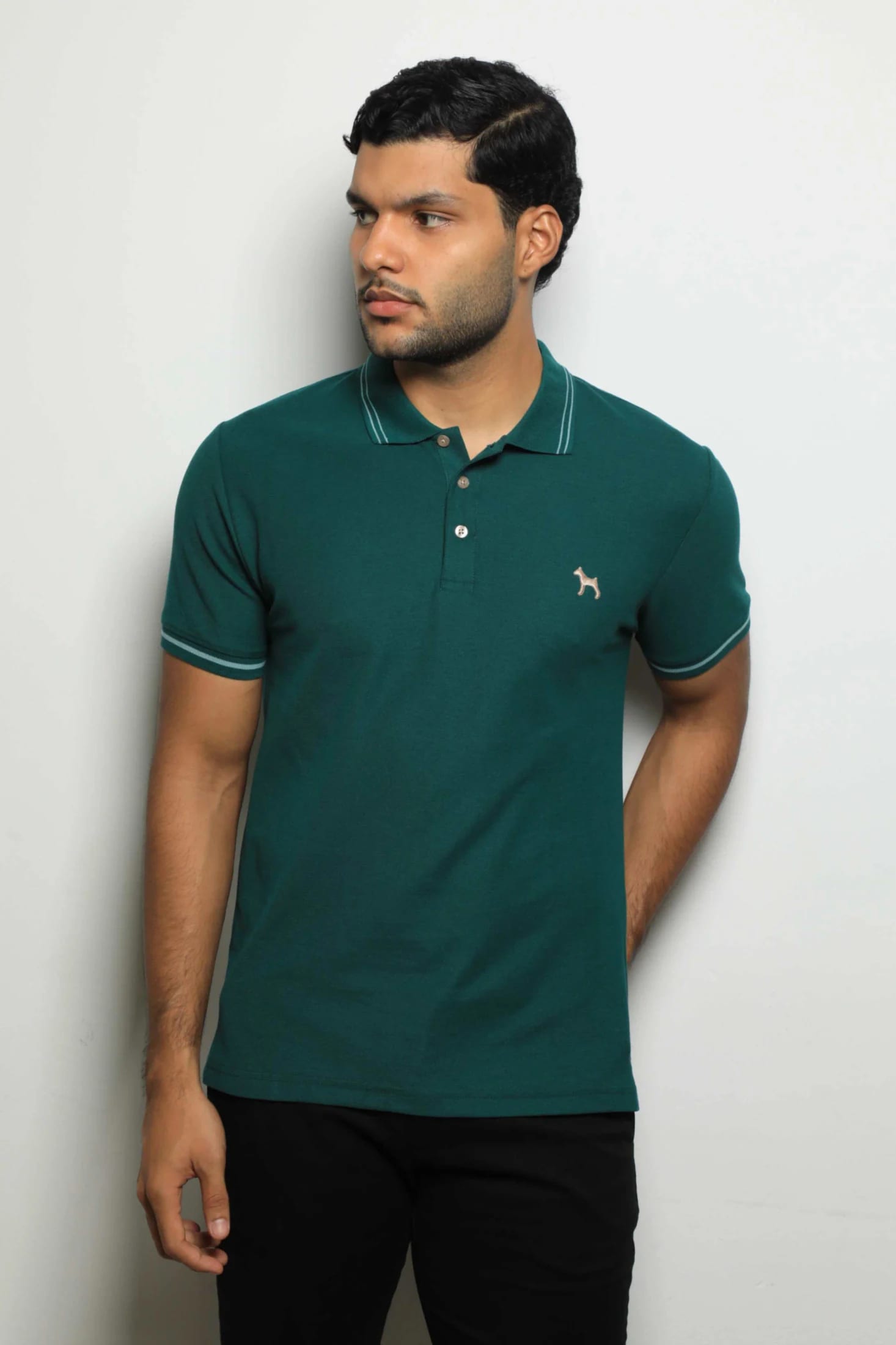 Polo Básica Verde Oscuro - imagen 4