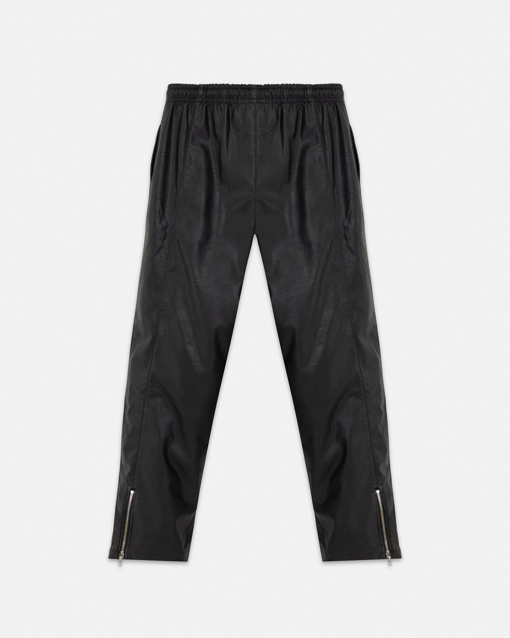 Basics Synthetic Straight Pants Black - imagen 1