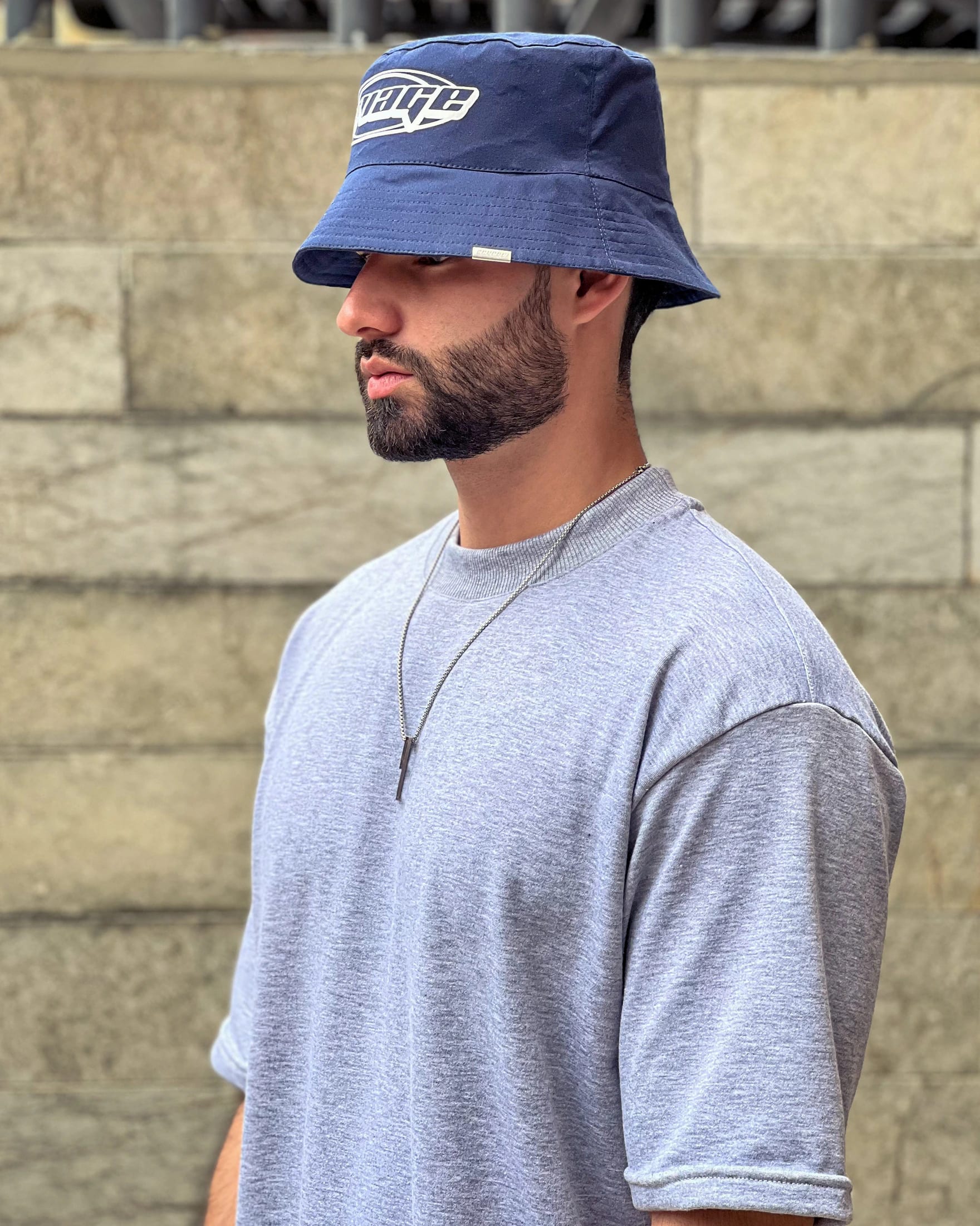 Bucket hat azul navy /svg blanco 14261 - imagen 2
