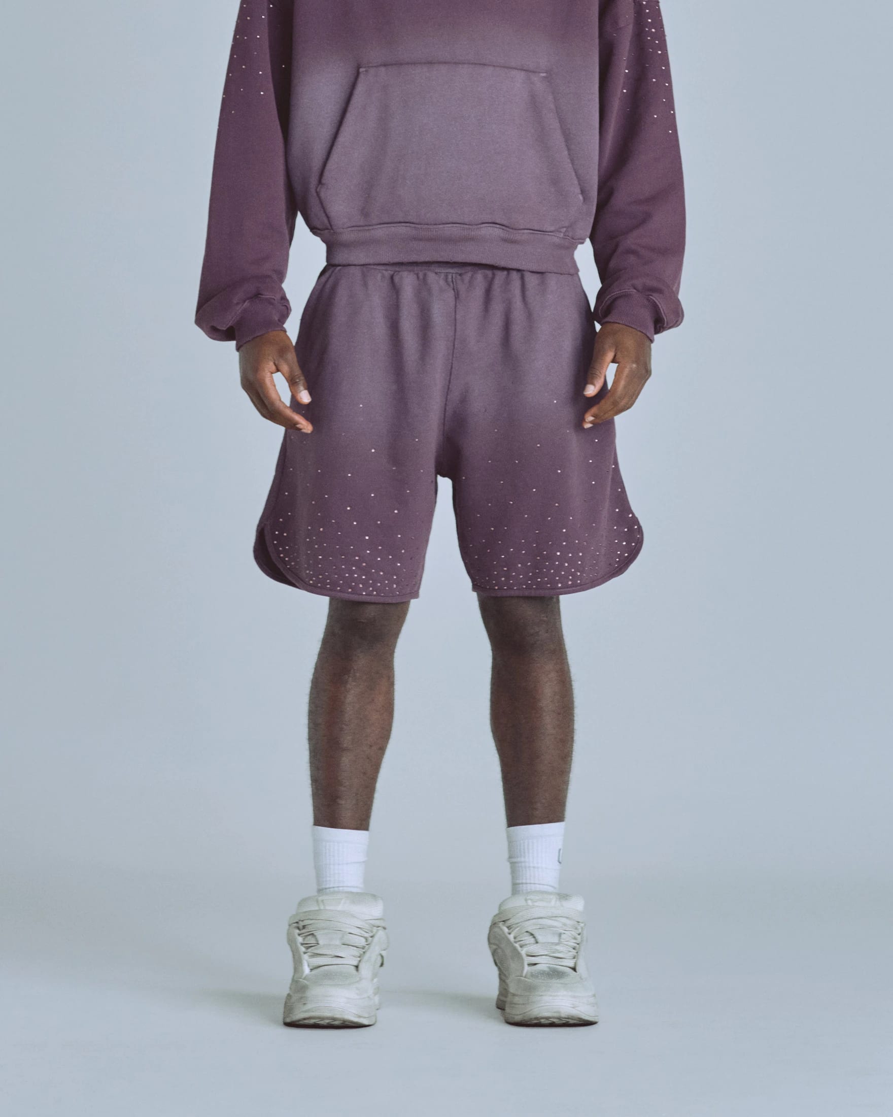 Golden Heritage Pearled Biased Short Burgundy - imagen 2