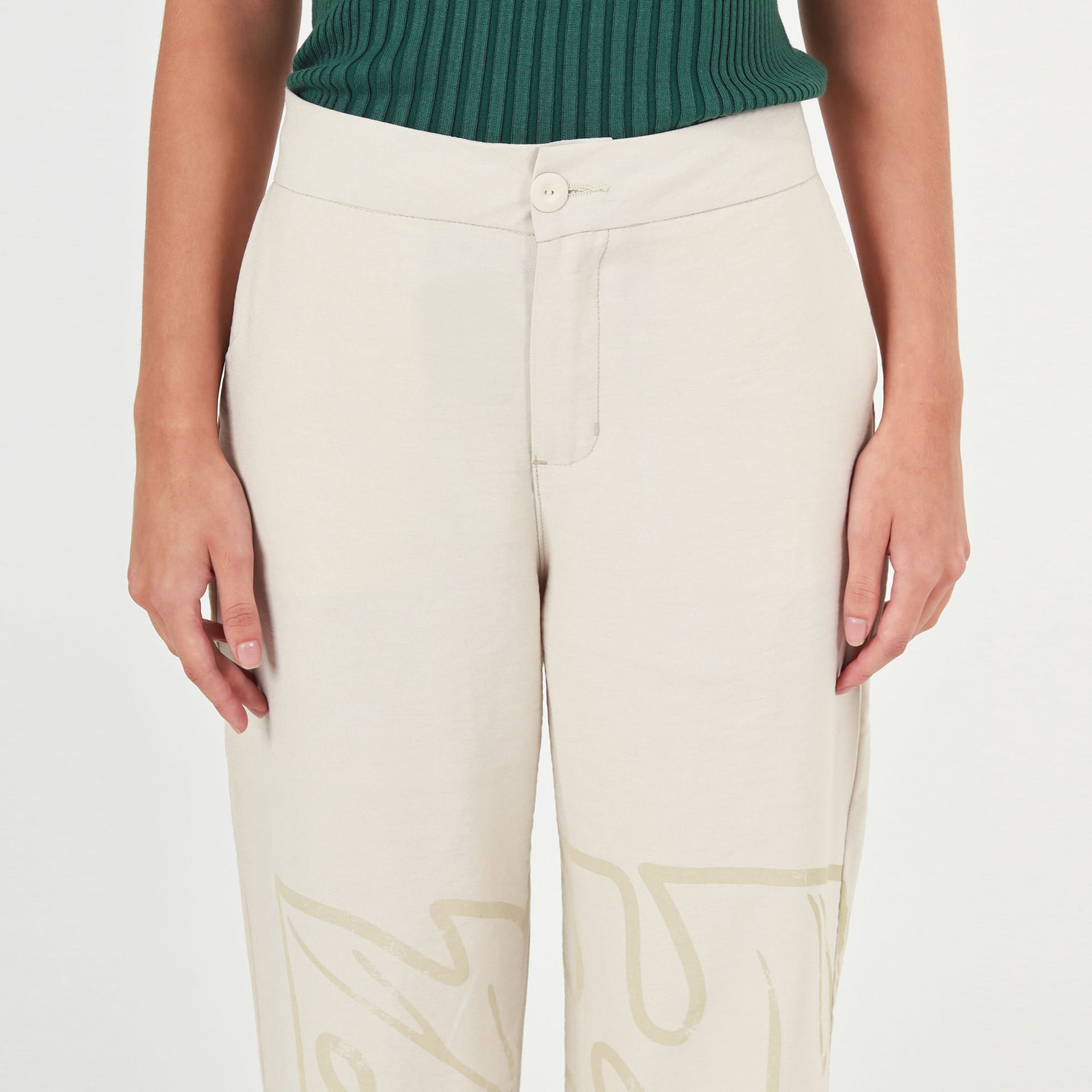 Pantalon Tiro Alto Bota Recta - imagen 2