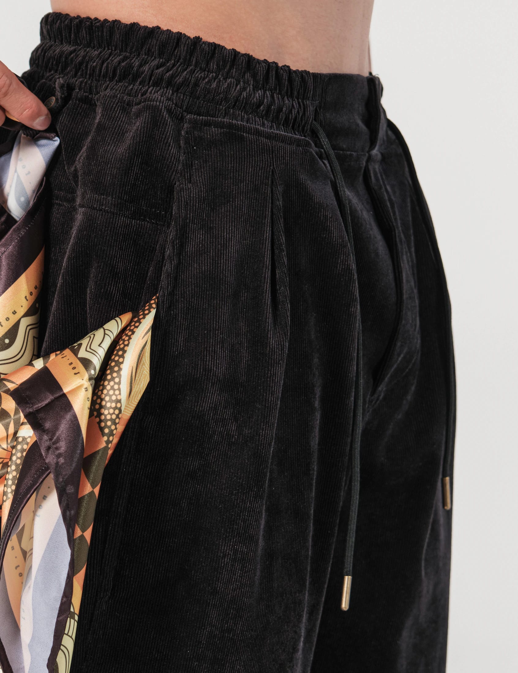 Pantalón Baggy Loose Fit Conexion Negro Hombre - imagen 2