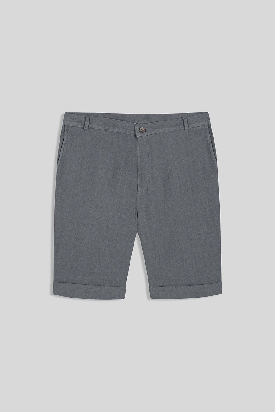 Men's linen bermuda grey - imagen 1